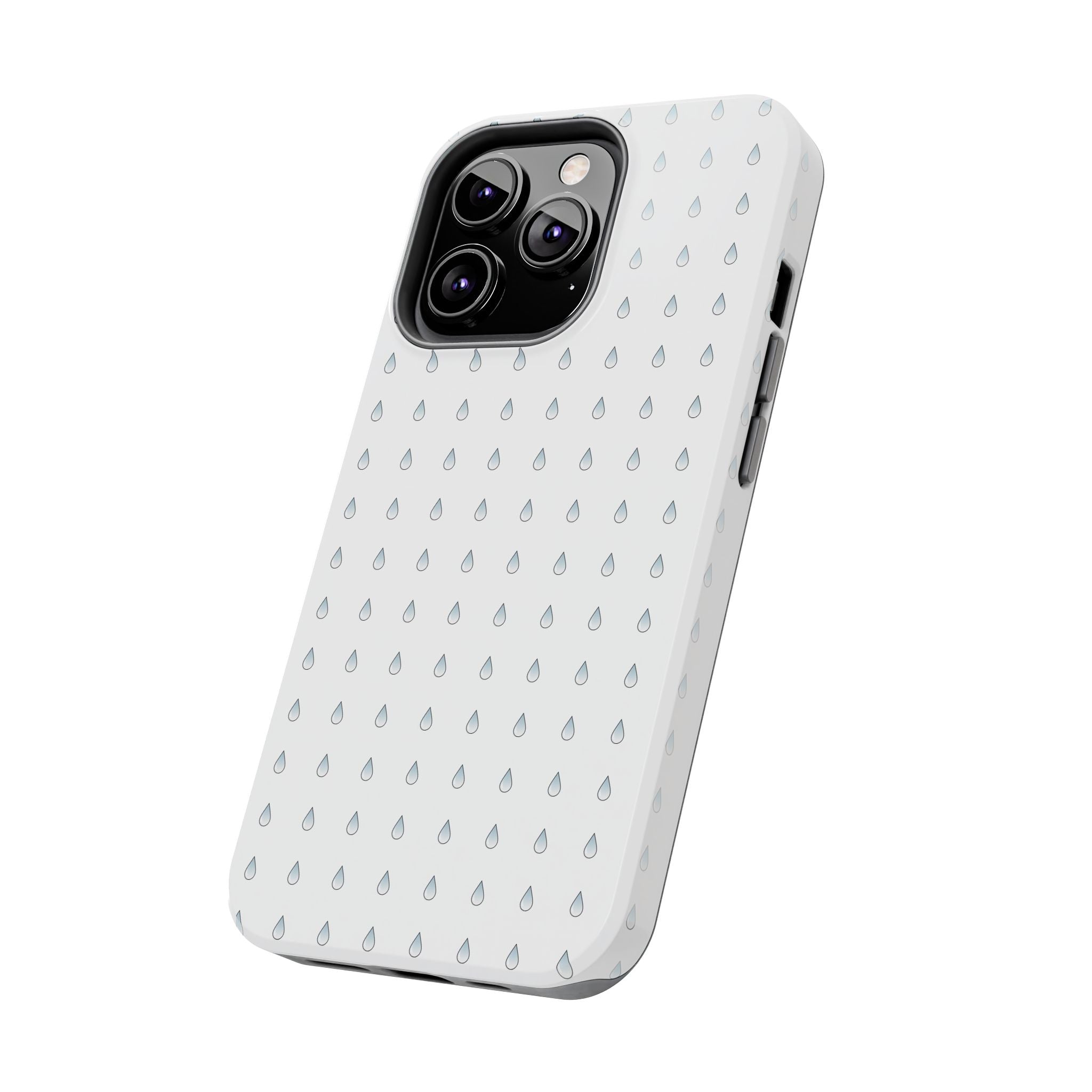 Tough Phone Case — Minimal Raindrop Protective Cover