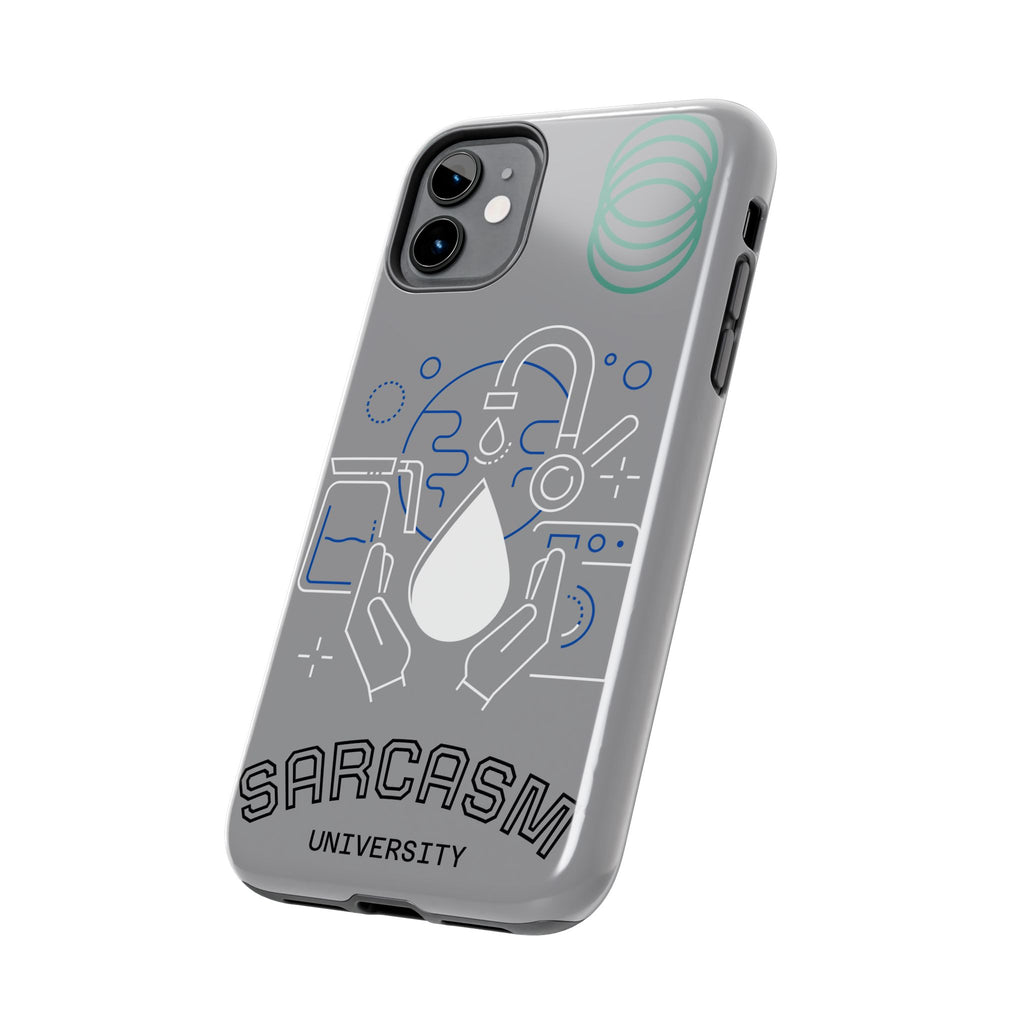 Sarcasm University Tough Phone Case — Scientific Lab Drop Design