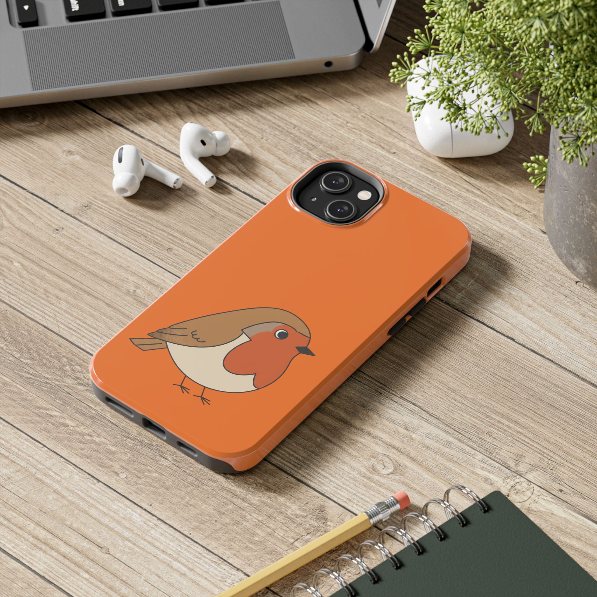 Copy of Cute Robin Tough Phone Case — Protective Bird iPhone Case