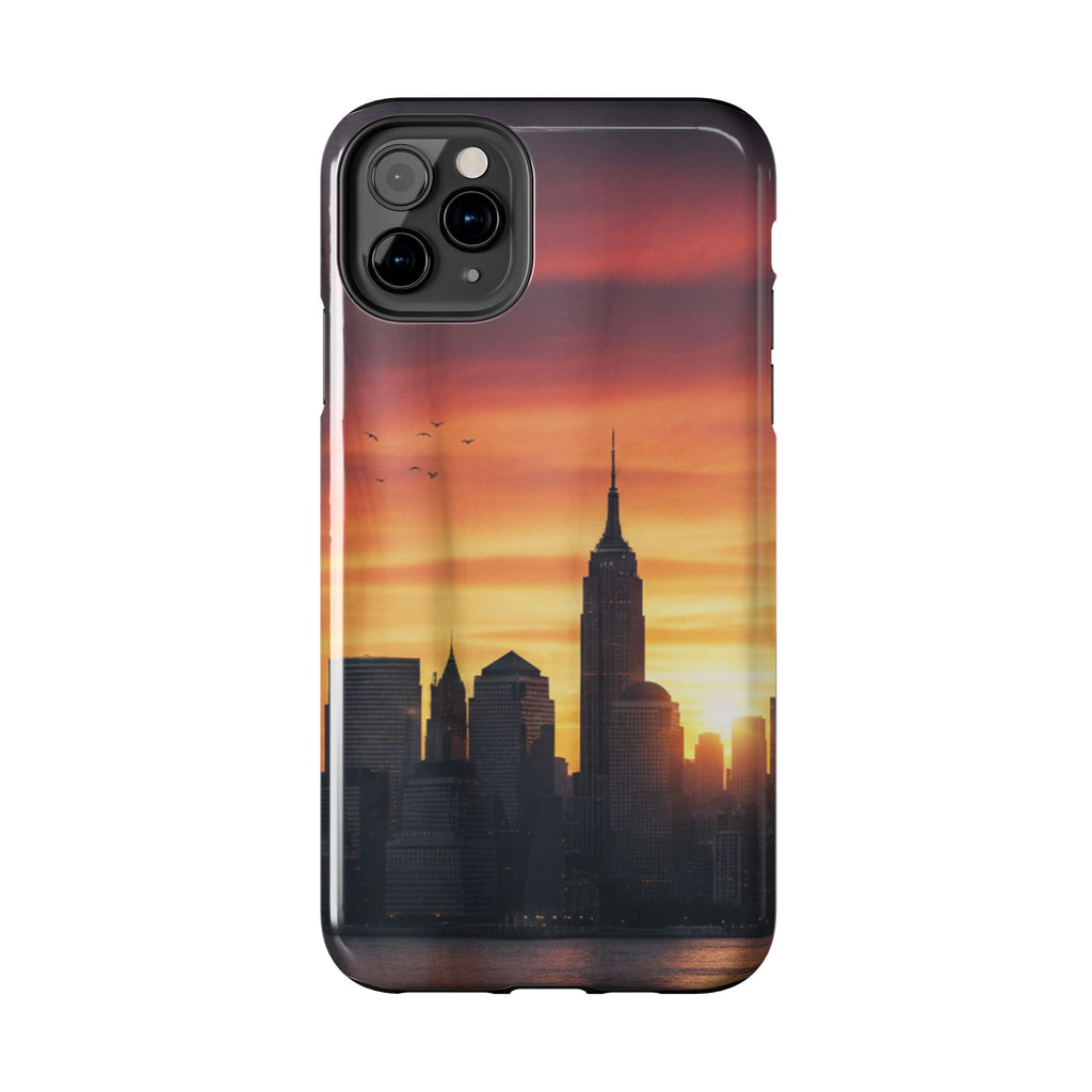 Tough Phone Case — NYC Skyline Sunset Protective Cover