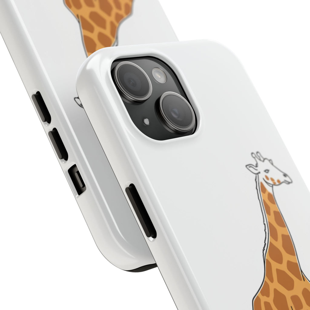 Giraffe Tough Phone Case — Cute Safari Animal Protective Cover