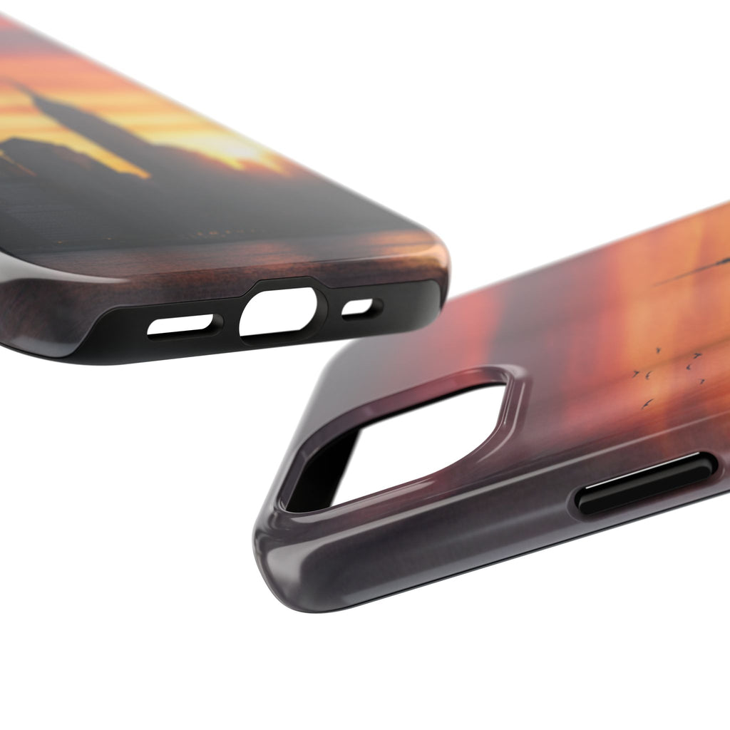 Tough Phone Case — NYC Skyline Sunset Protective Cover