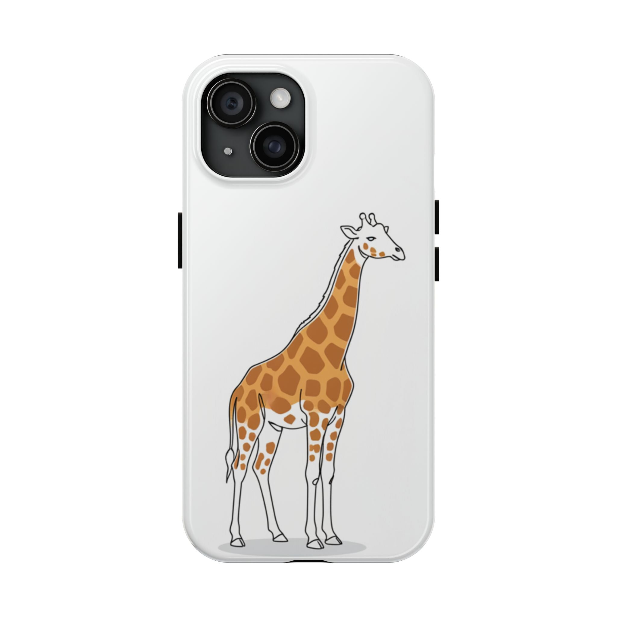 Giraffe Tough Phone Case — Cute Safari Animal Protective Cover