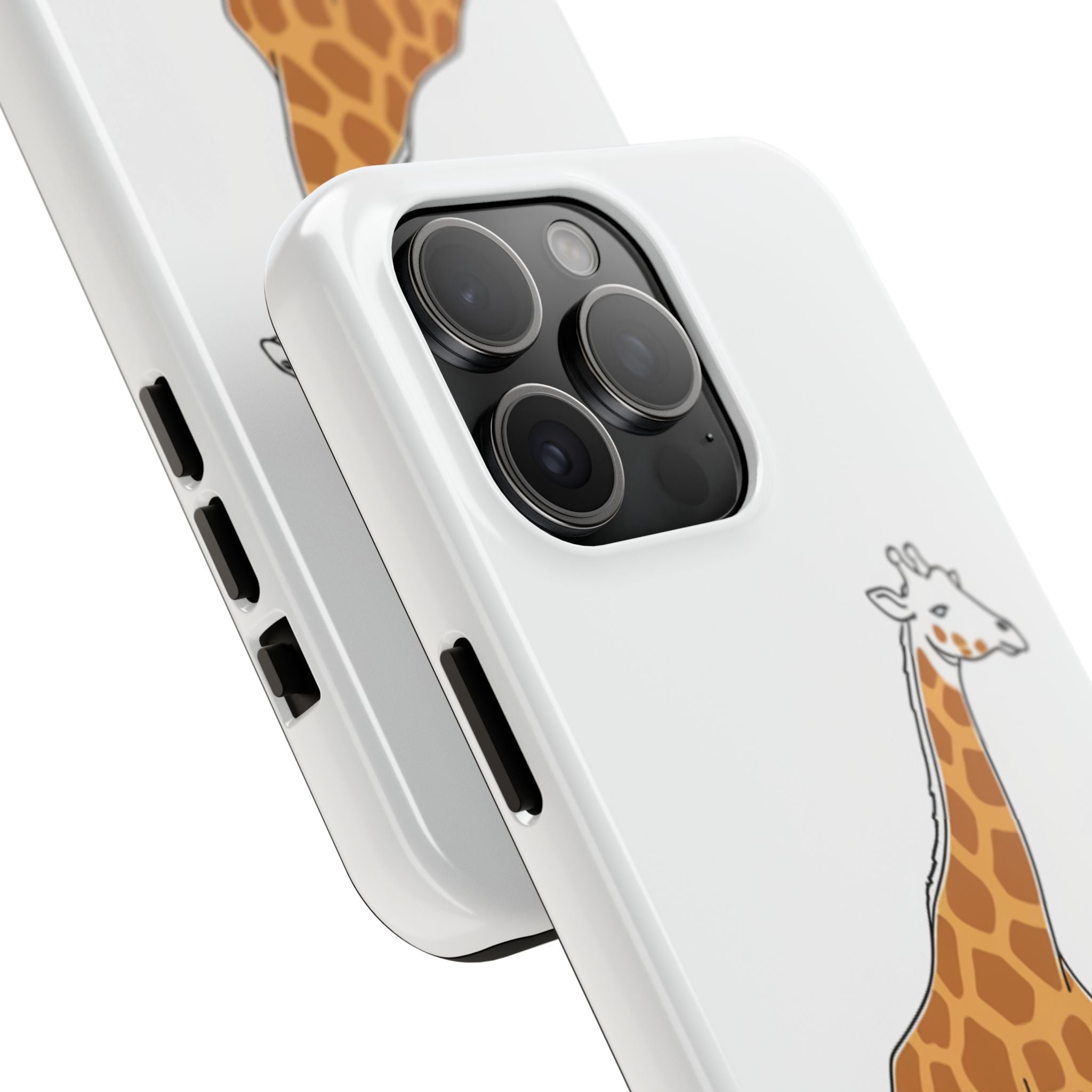 Giraffe Tough Phone Case — Cute Safari Animal Protective Cover