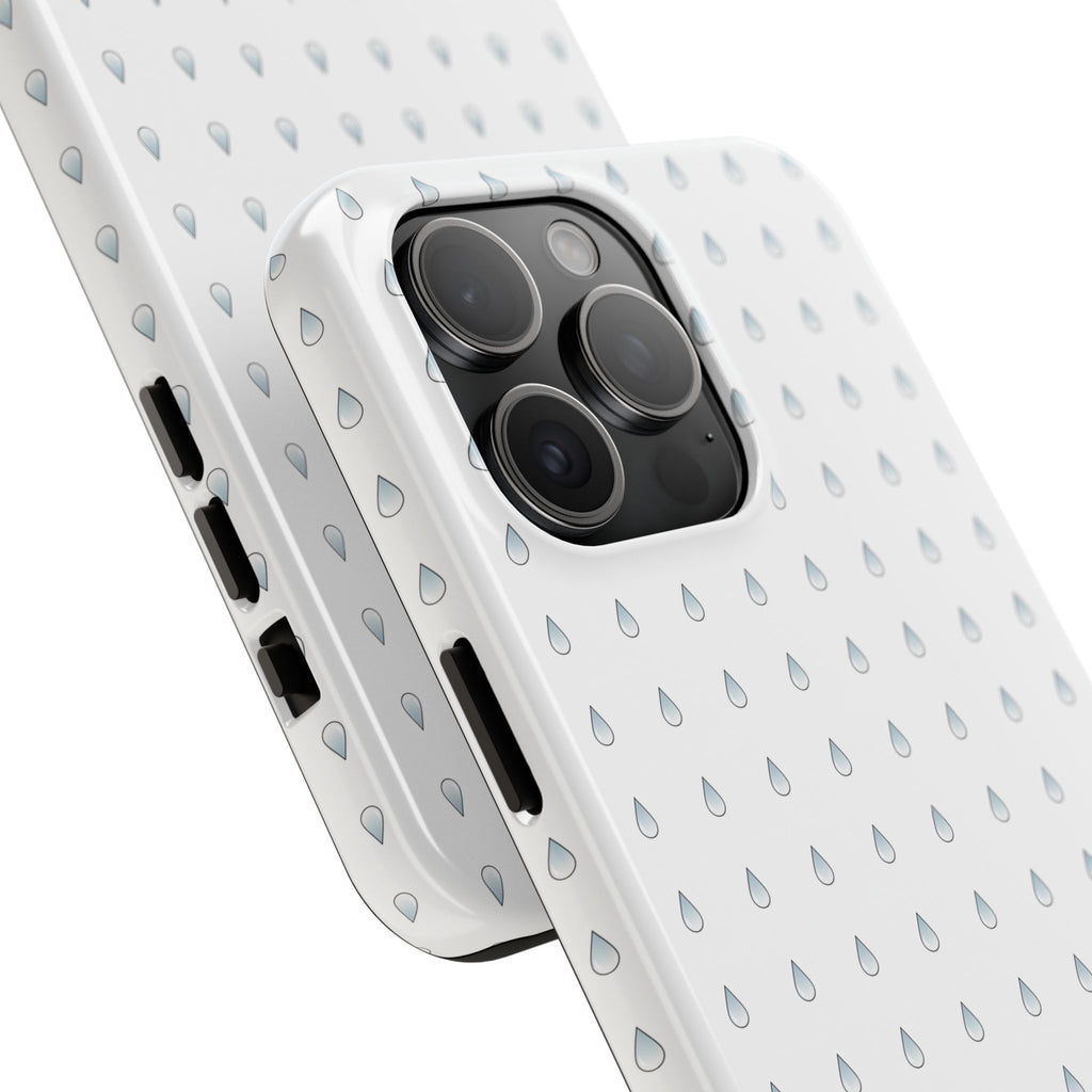 Tough Phone Case — Minimal Raindrop Protective Cover