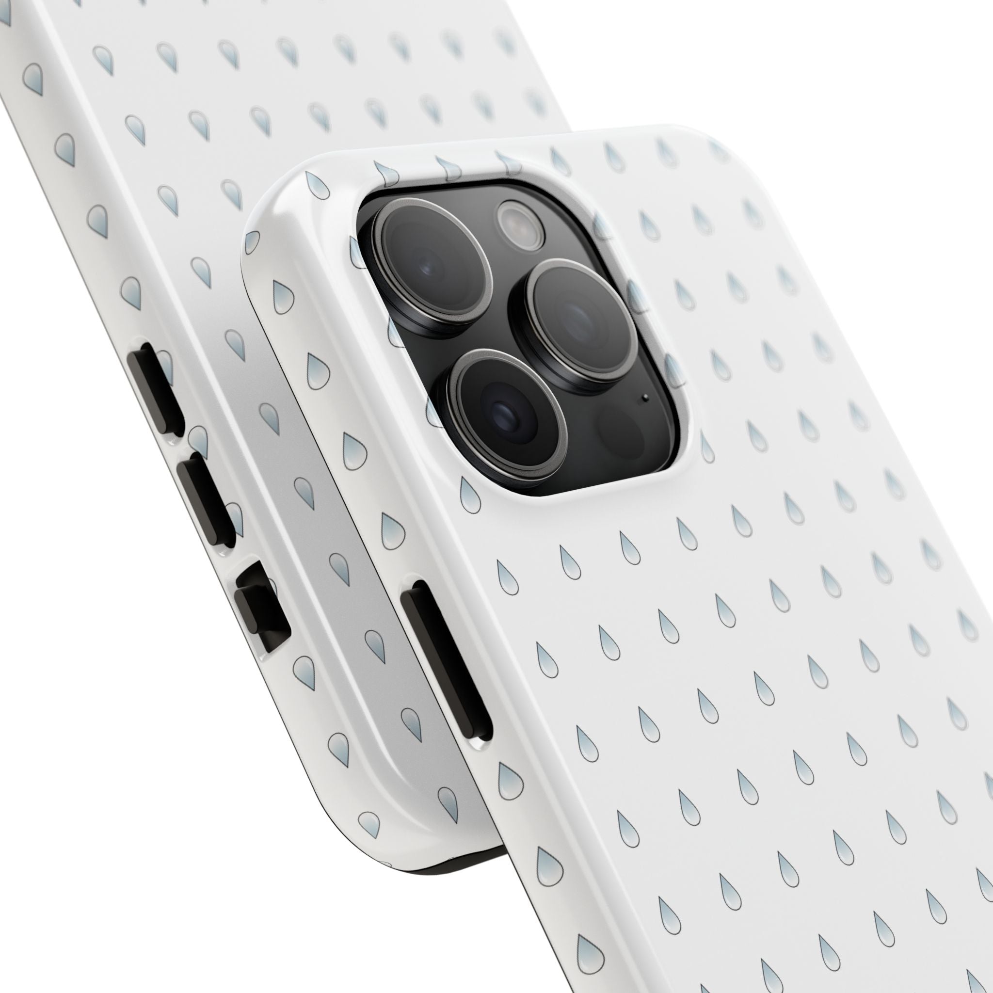 Tough Phone Case — Minimal Raindrop Protective Cover