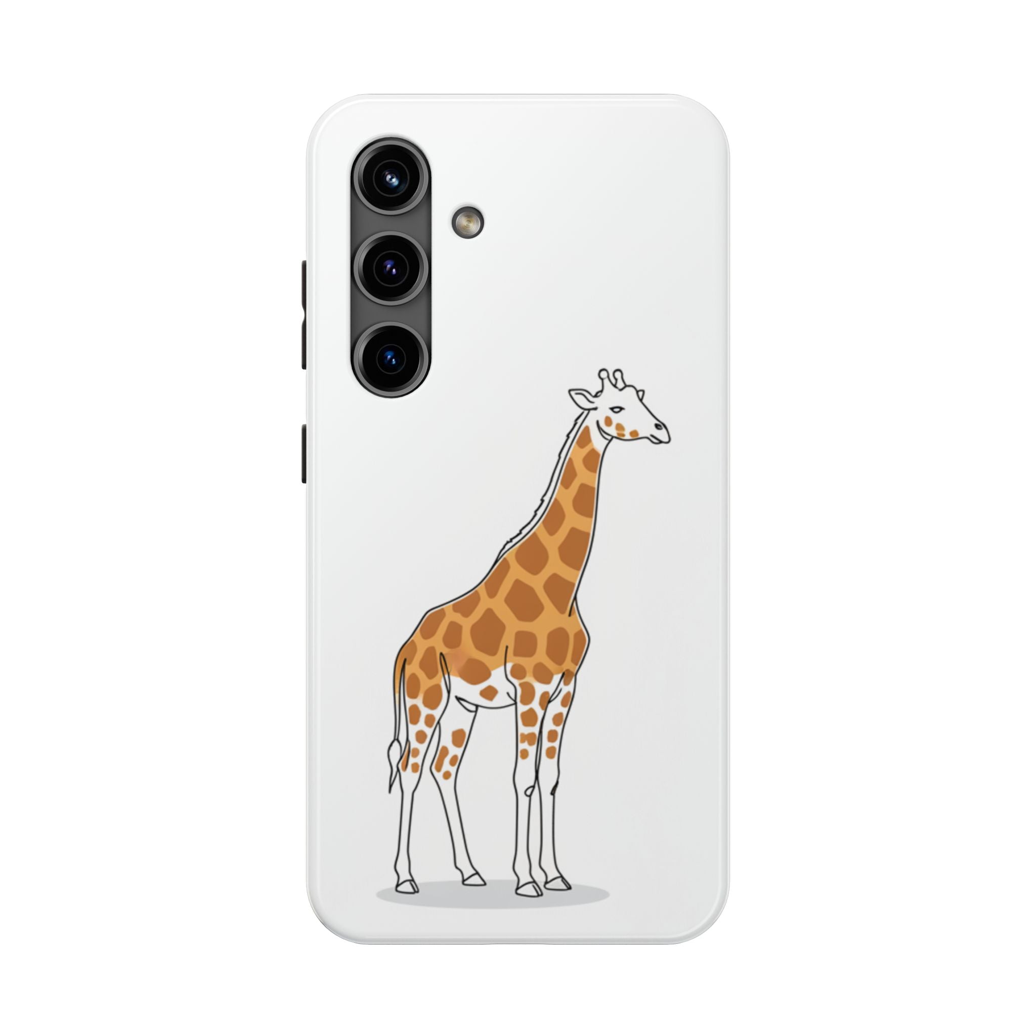 Giraffe Tough Phone Case — Cute Safari Animal Protective Cover