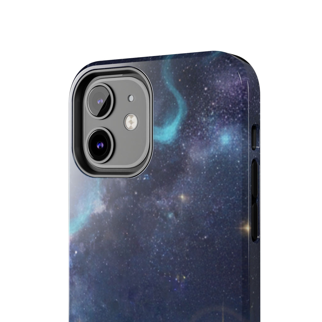 Galaxy Night Sky Tough Phone Case — Starry Landscape Protective Phone Cover