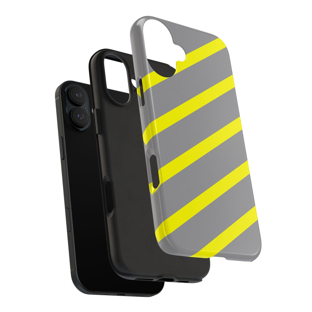 Copy of Tough Phone Case — Blue Diagonal Stripe Shockproof Cover