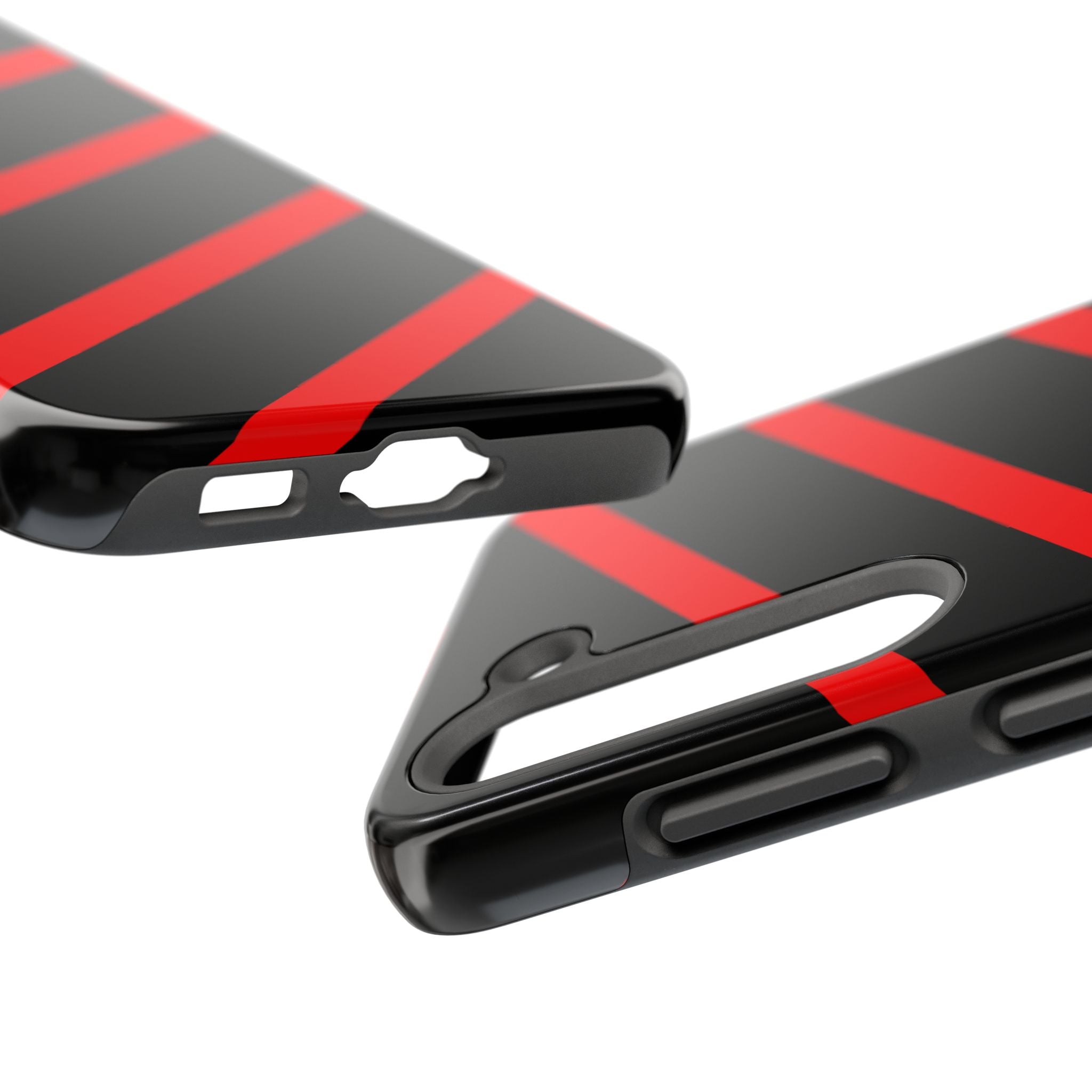 Copy of Tough Phone Case — Blue Diagonal Stripe Shockproof Cover