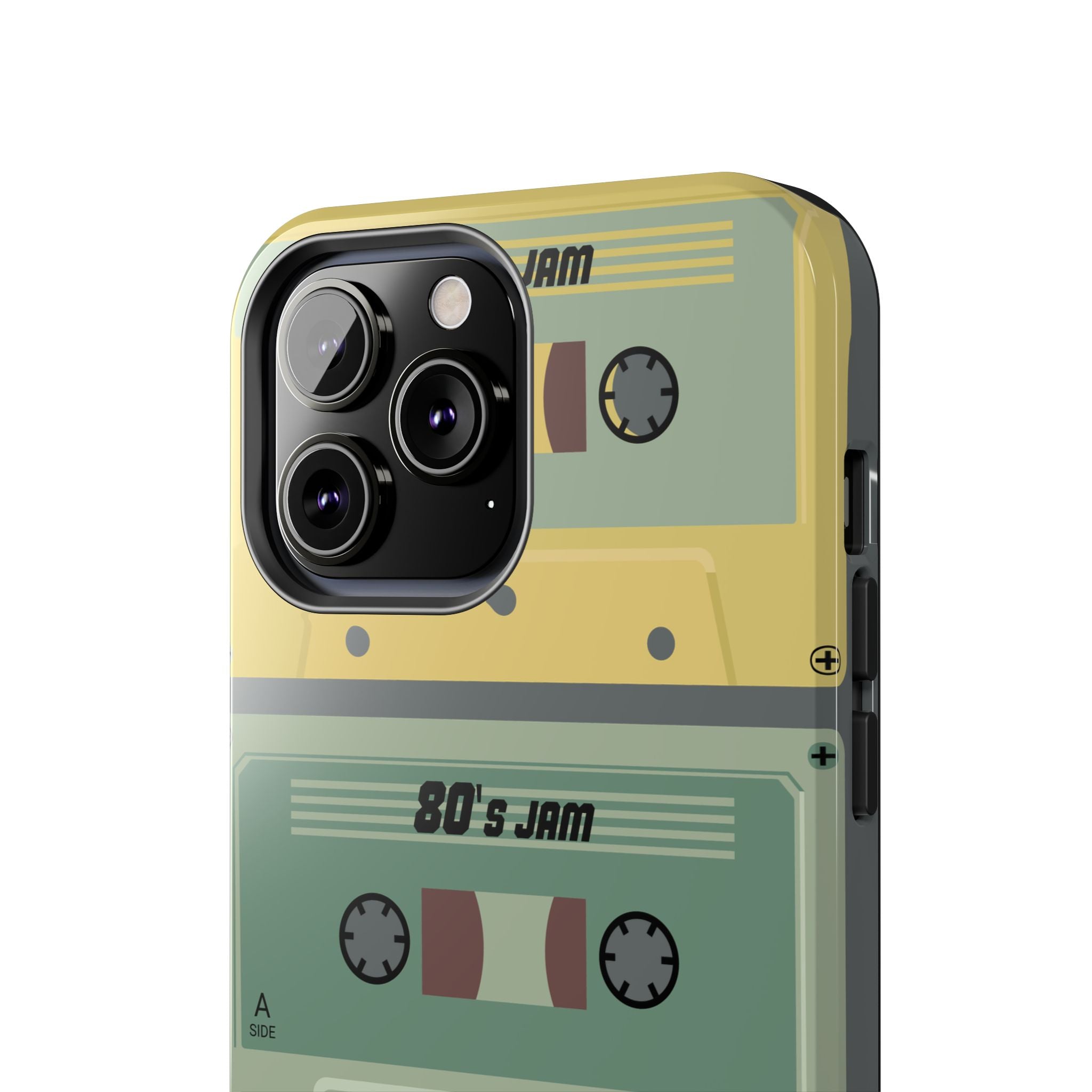 Retro 80s Cassette Tough Phone Case — "80's Jam" Vintage Tape Design