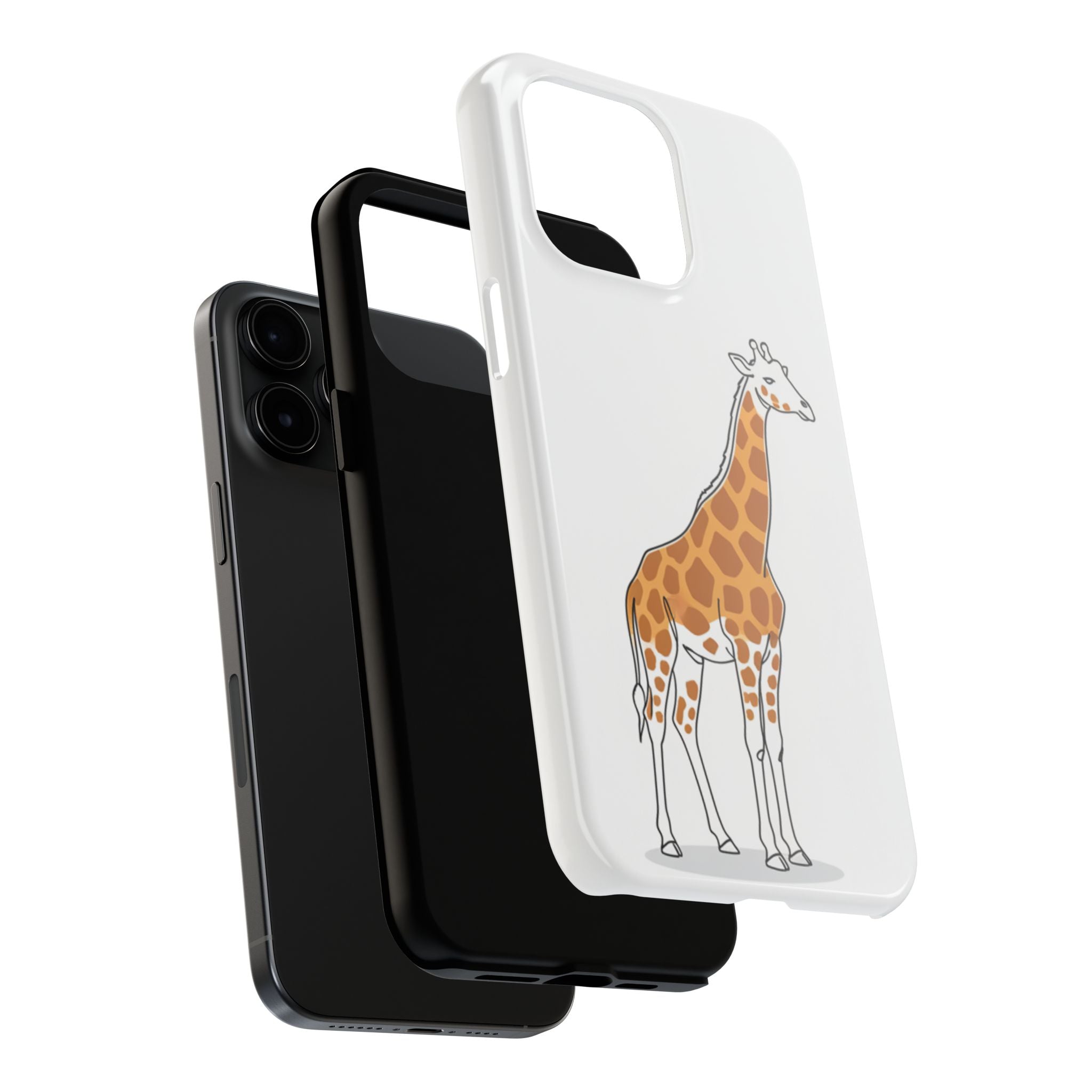 Giraffe Tough Phone Case — Cute Safari Animal Protective Cover