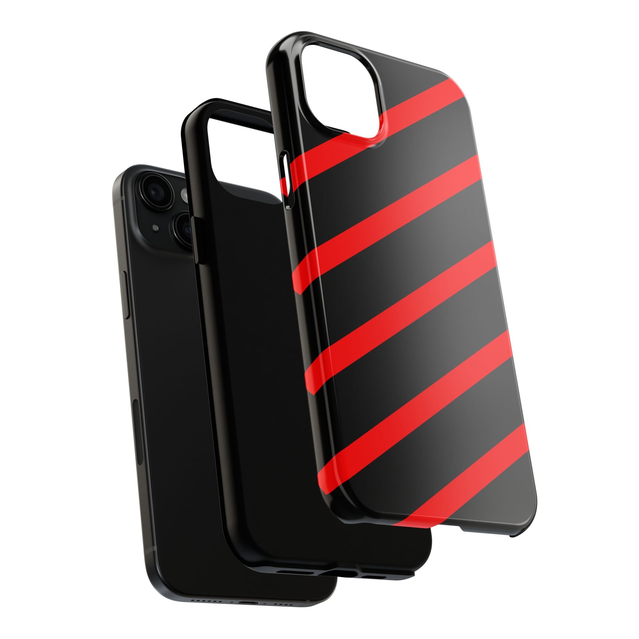Copy of Tough Phone Case — Blue Diagonal Stripe Shockproof Cover