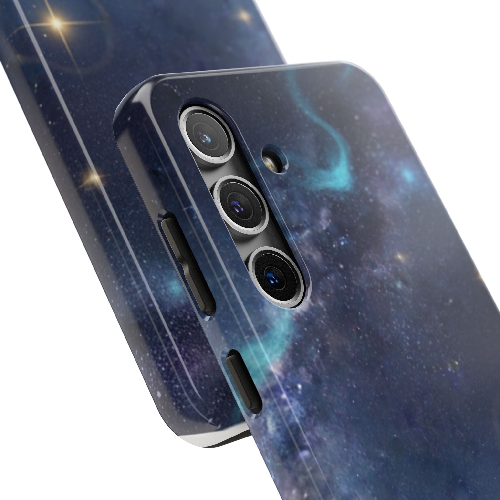 Galaxy Night Sky Tough Phone Case — Starry Landscape Protective Phone Cover