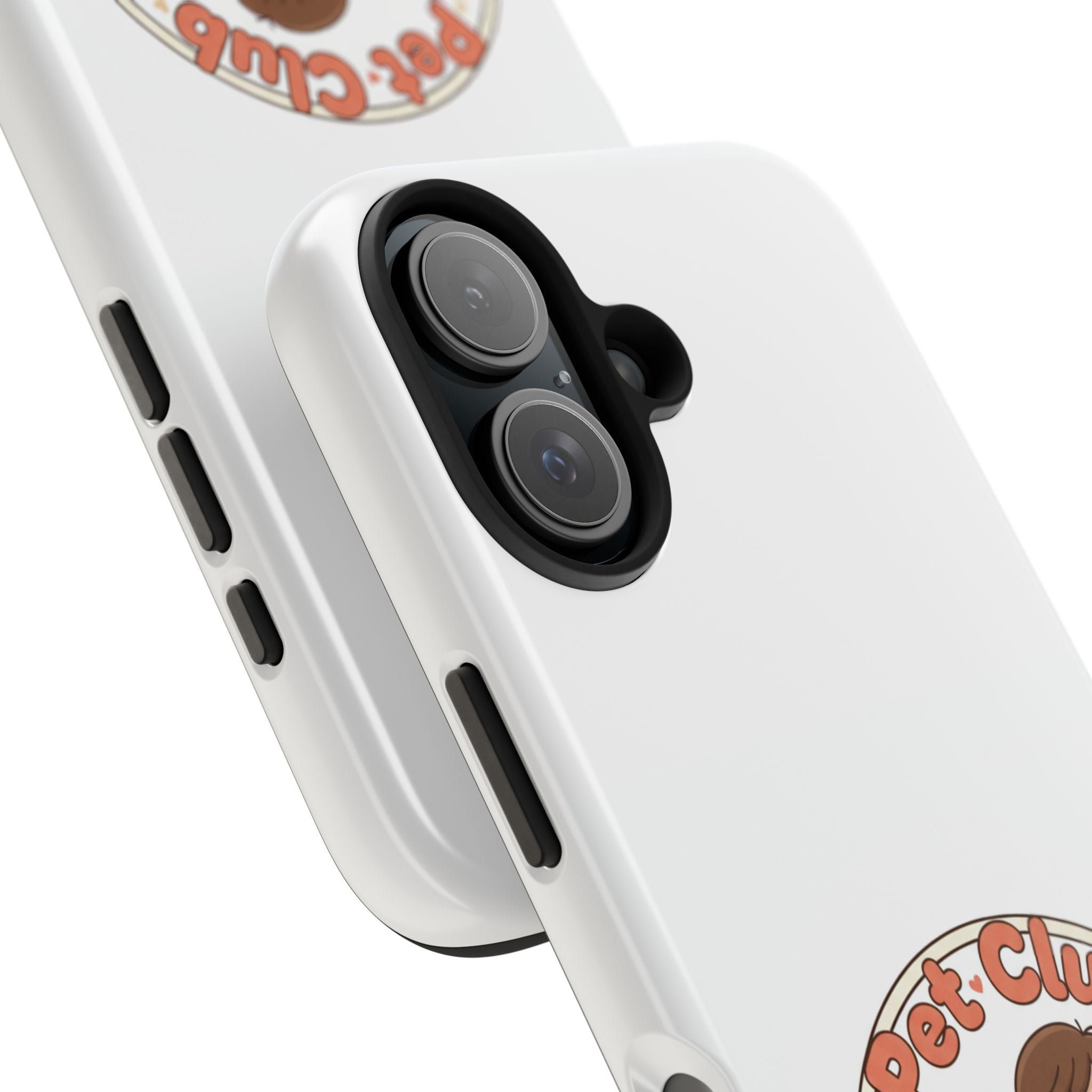 Pet Club Tough Phone Case — Cute Boy & Cat Illustration, "Togetherness" Design