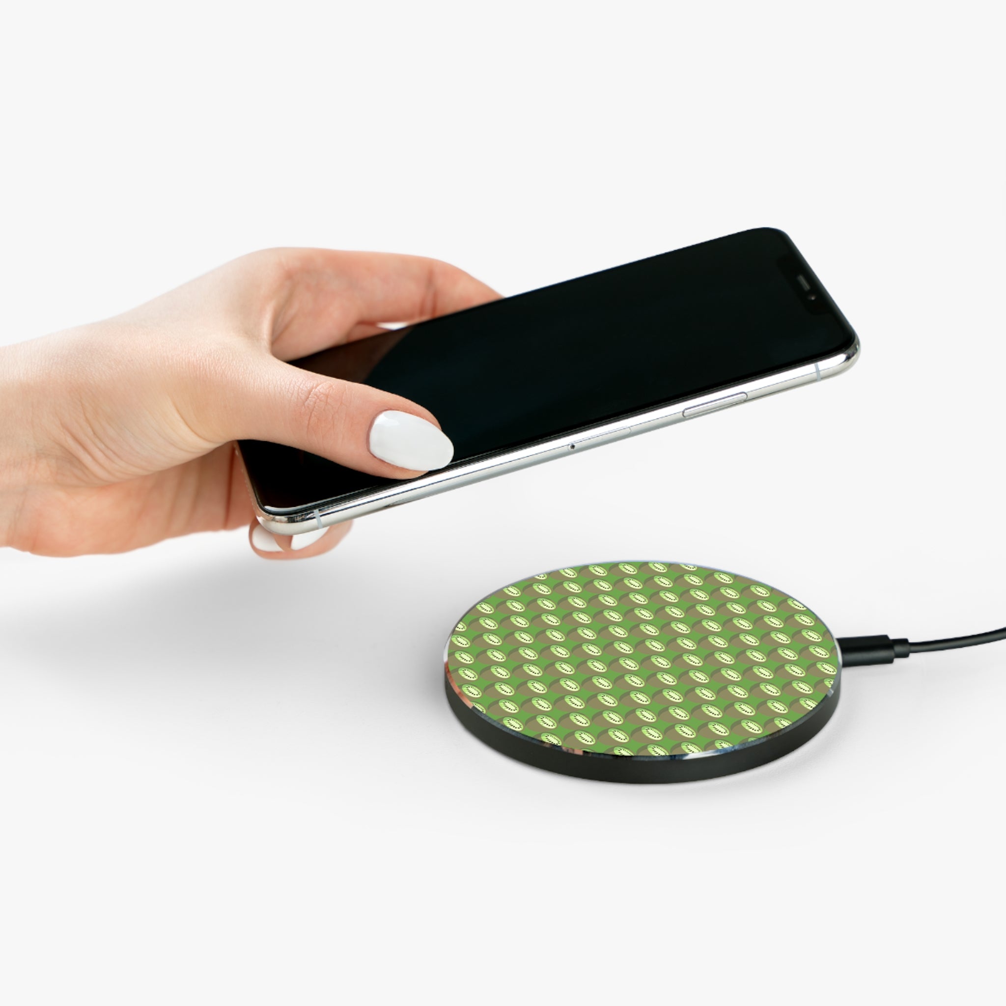 Wireless Charger — Green Avocado Pattern Fast Wireless Charging Pad
