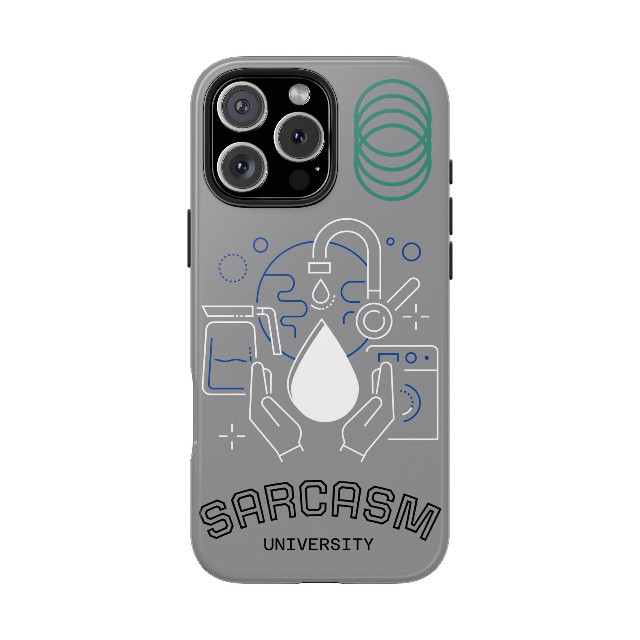 Sarcasm University Tough Phone Case — Scientific Lab Drop Design