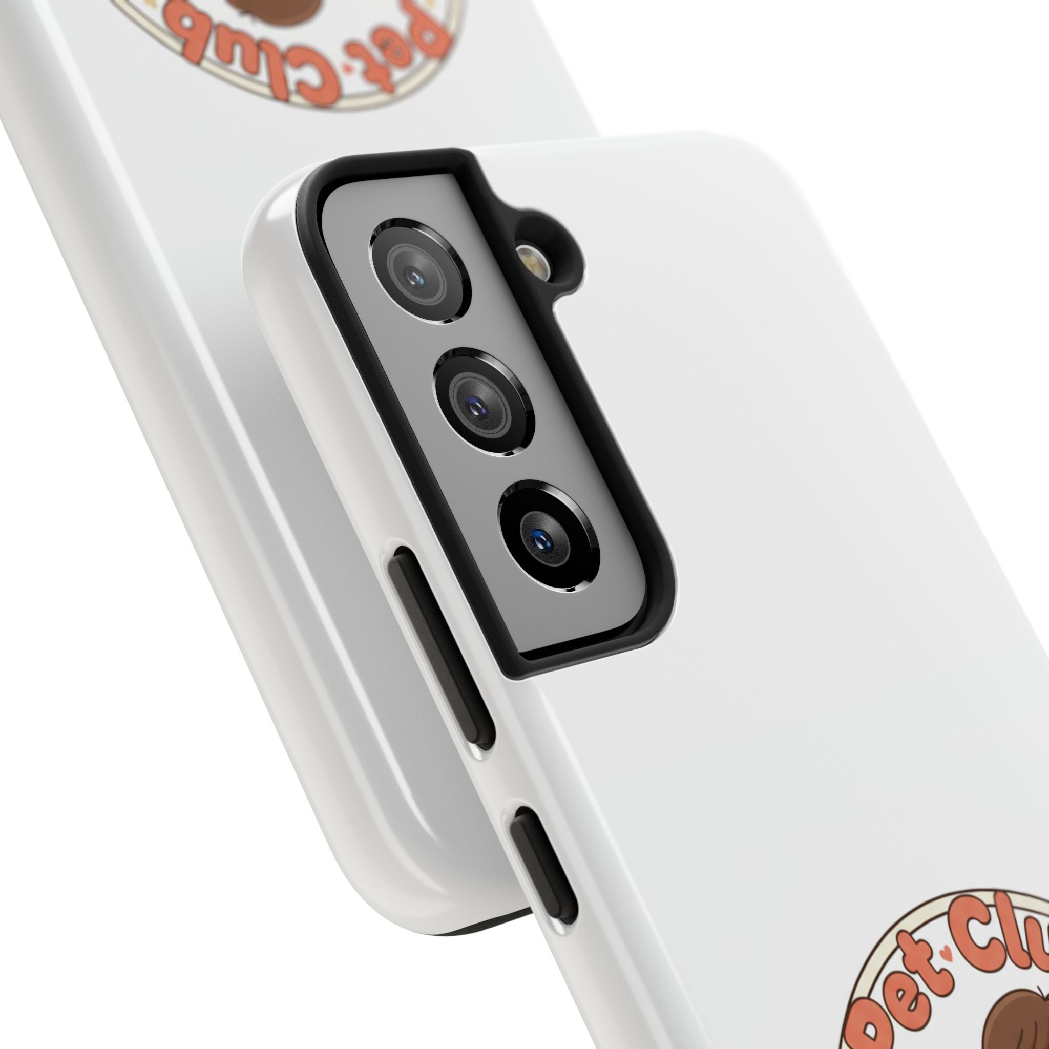 Pet Club Tough Phone Case — Cute Boy & Cat Illustration, "Togetherness" Design