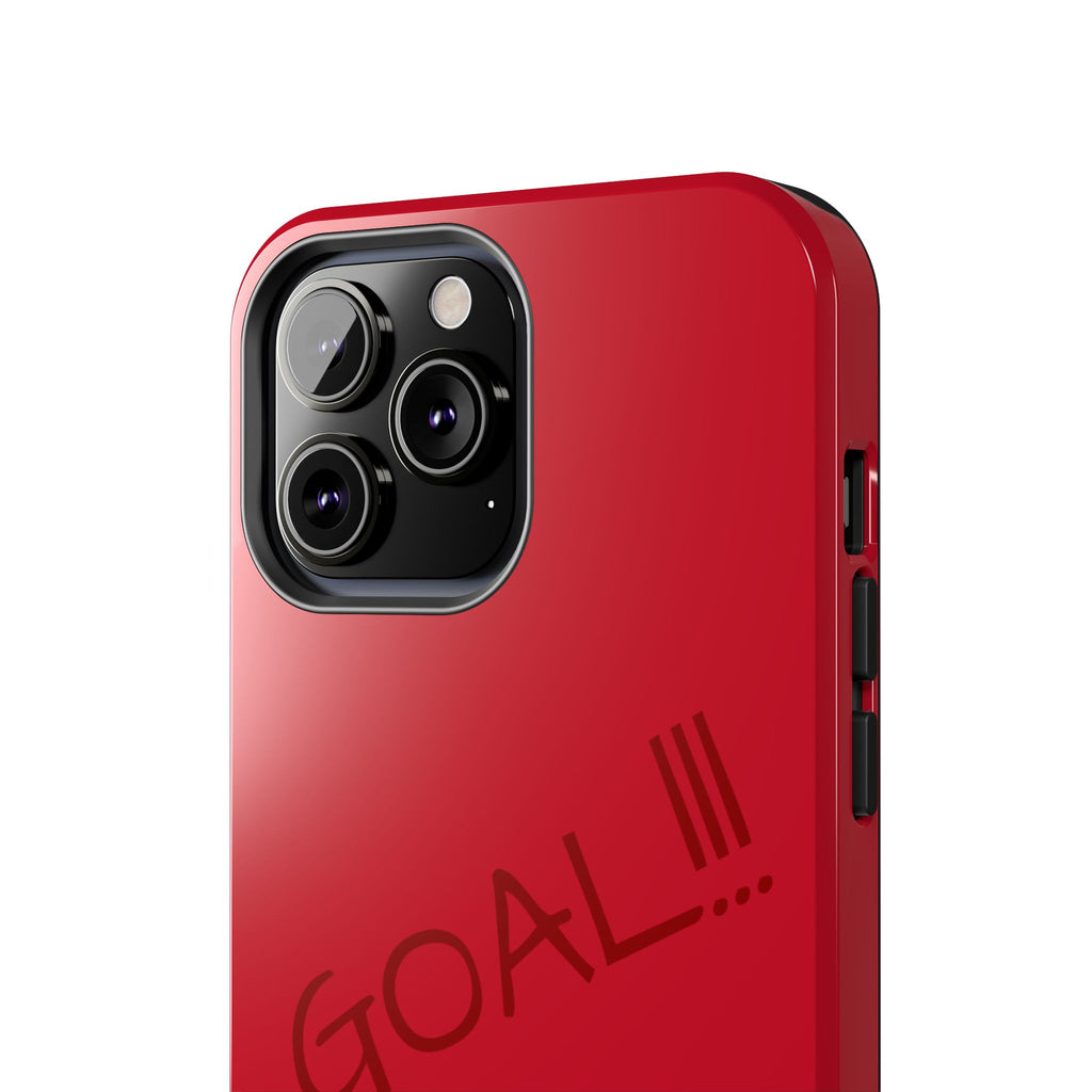 Phone Case — 'GOAL!!!' Cartoon Soccer Player Tough Protective Case