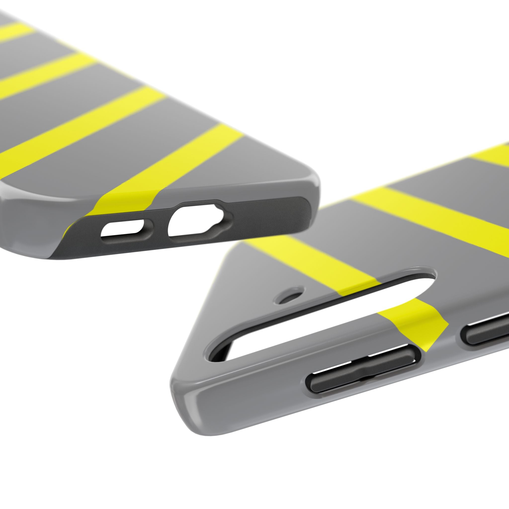 Copy of Tough Phone Case — Blue Diagonal Stripe Shockproof Cover