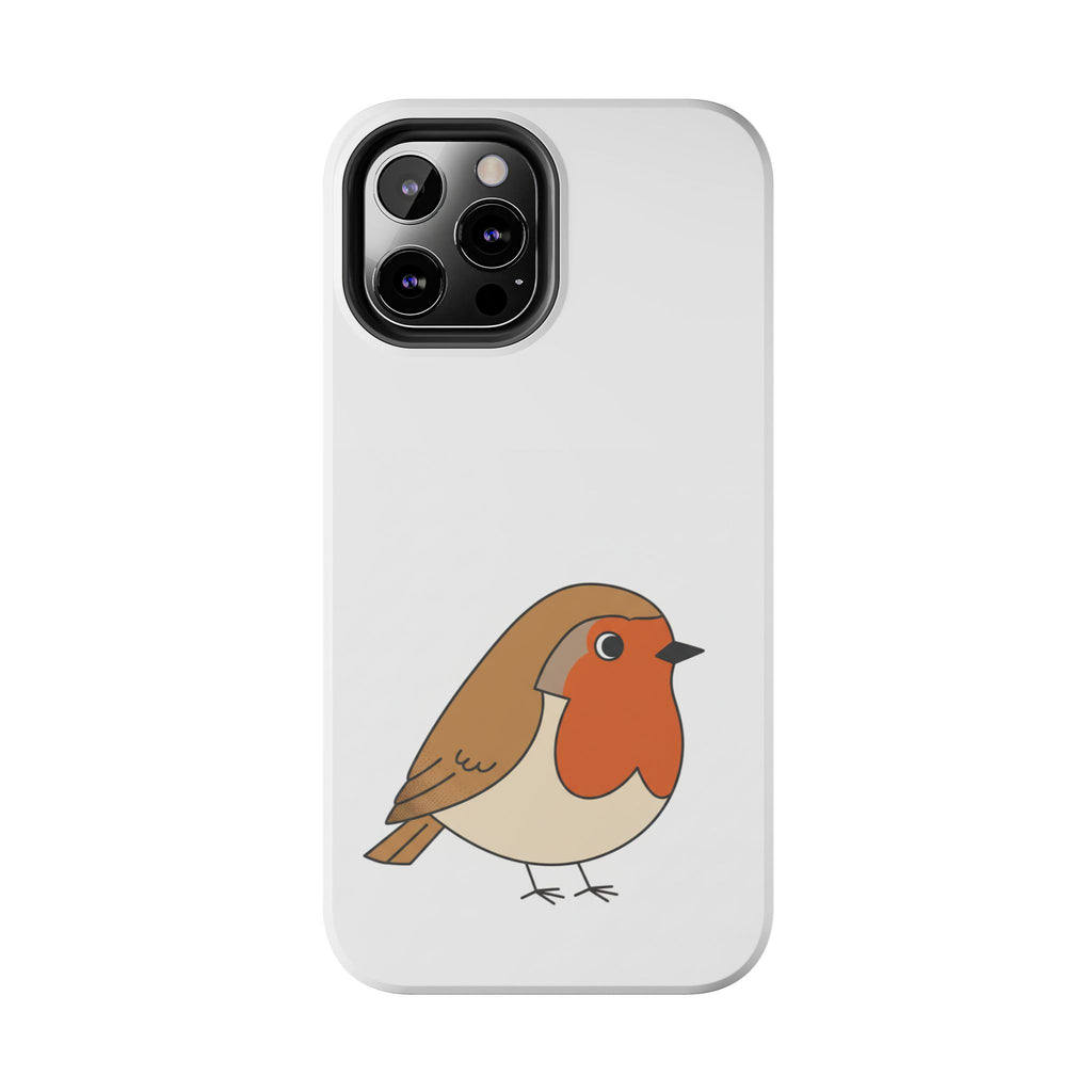 Cute Robin Tough Phone Case — Protective Bird iPhone Case