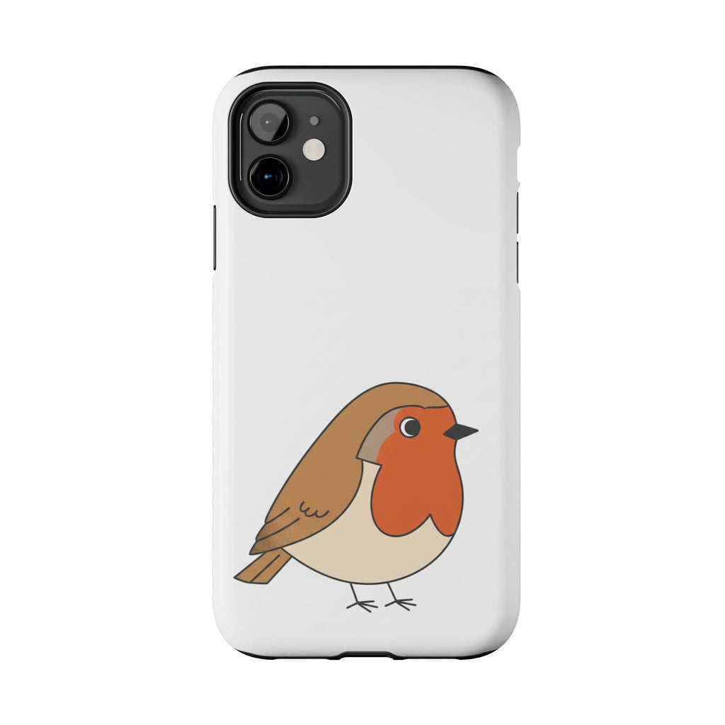 Cute Robin Tough Phone Case — Protective Bird iPhone Case