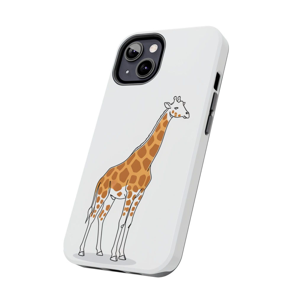 Giraffe Tough Phone Case — Cute Safari Animal Protective Cover