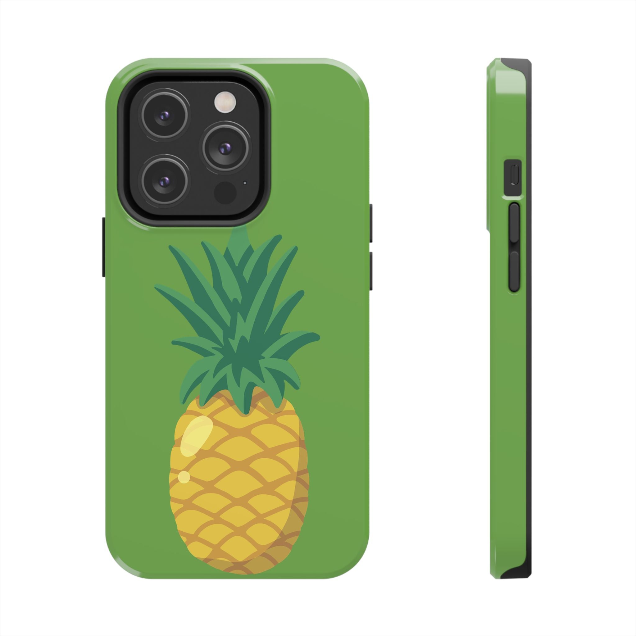 Pineapple Tough Phone Case — Tropical Green Protective Phone Cover