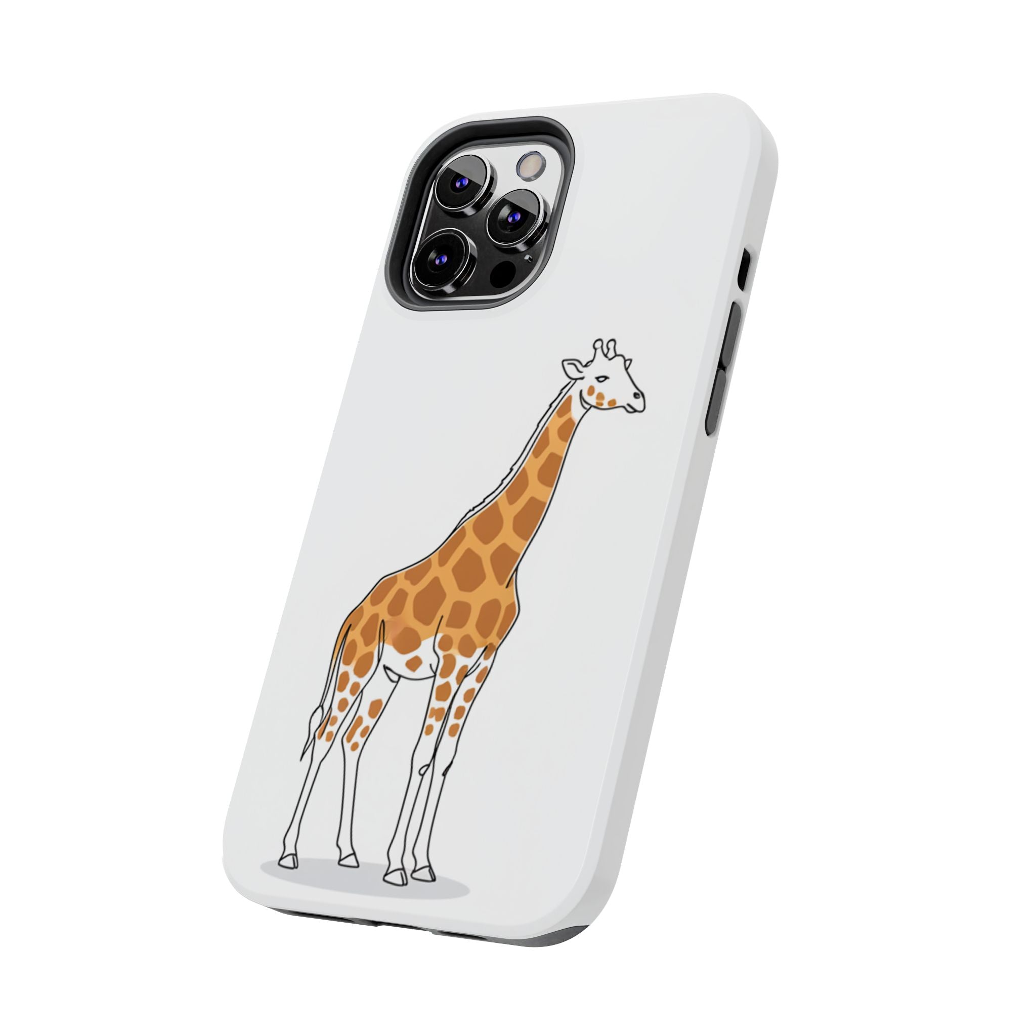 Giraffe Tough Phone Case — Cute Safari Animal Protective Cover