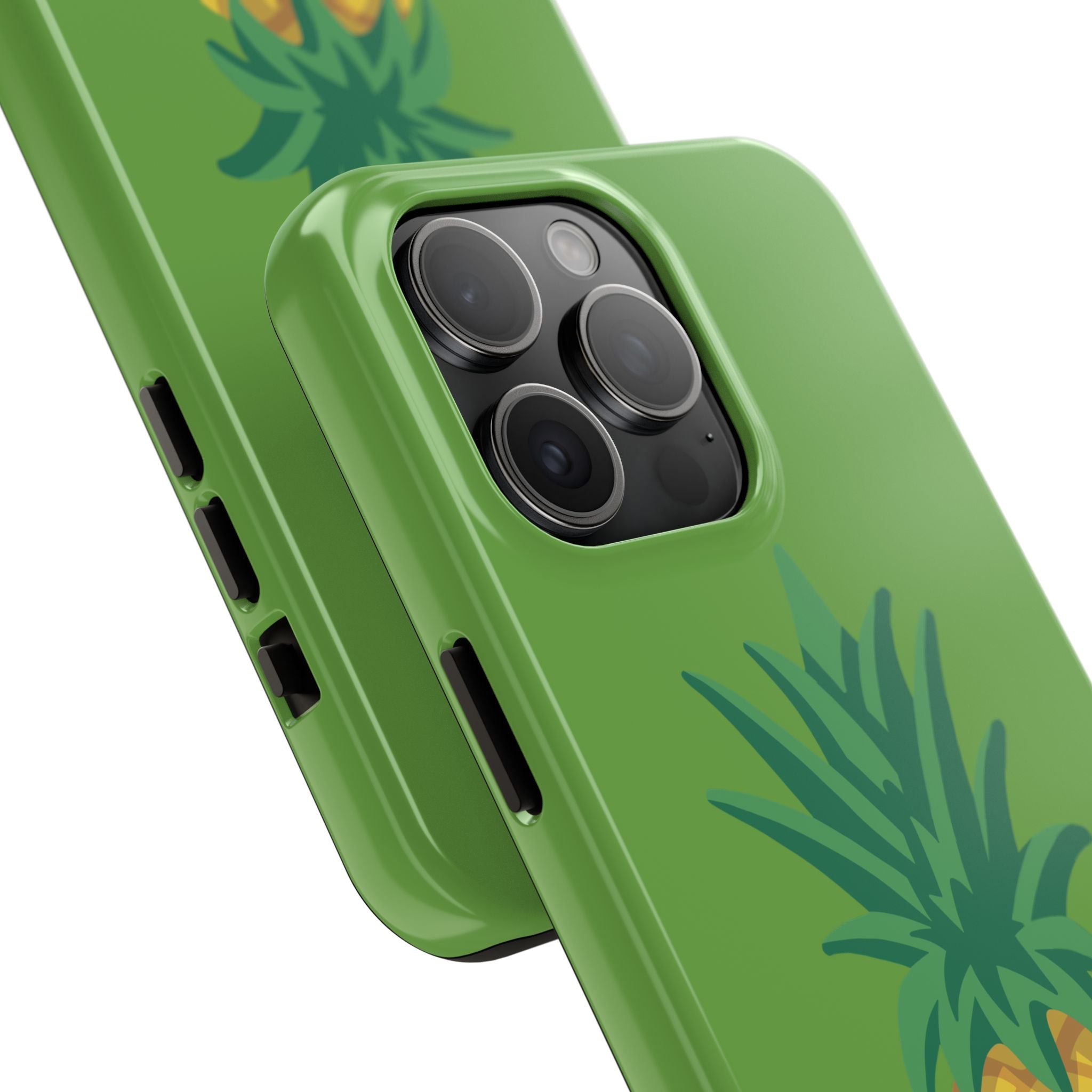 Pineapple Tough Phone Case — Tropical Green Protective Phone Cover