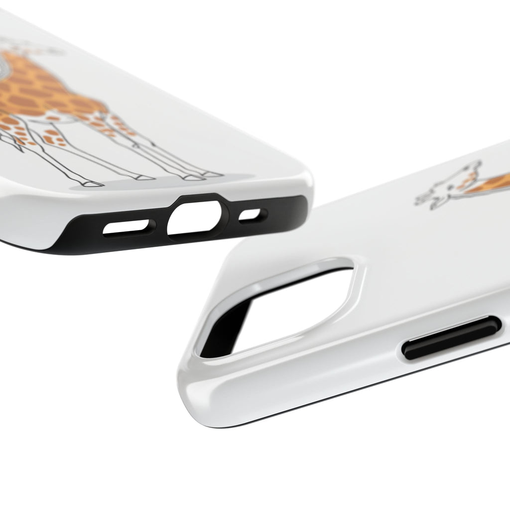 Giraffe Tough Phone Case — Cute Safari Animal Protective Cover