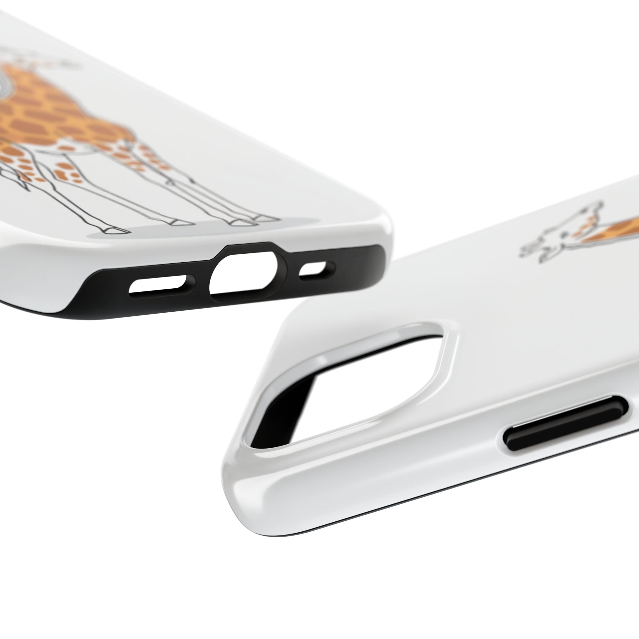 Giraffe Tough Phone Case — Cute Safari Animal Protective Cover
