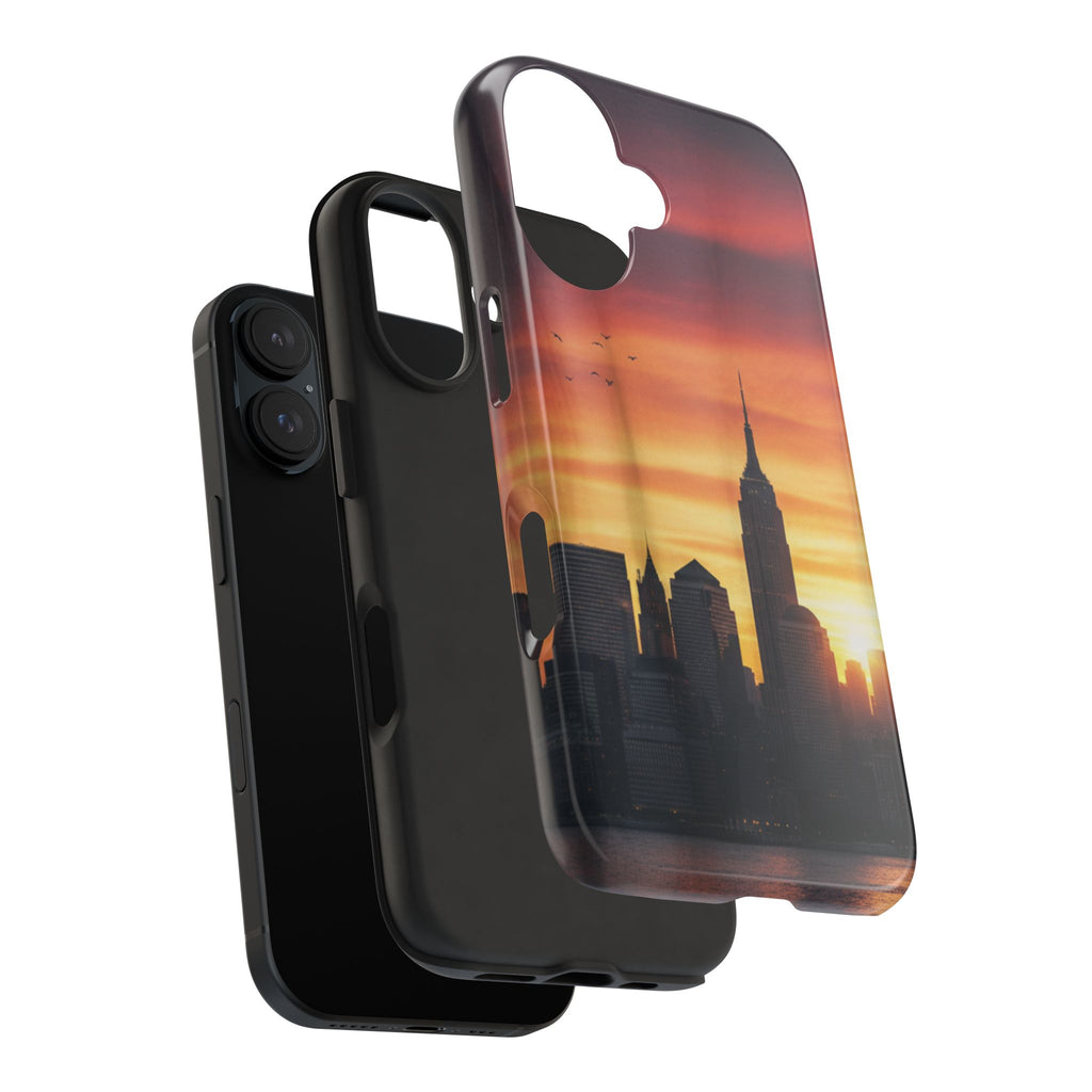Tough Phone Case — NYC Skyline Sunset Protective Cover