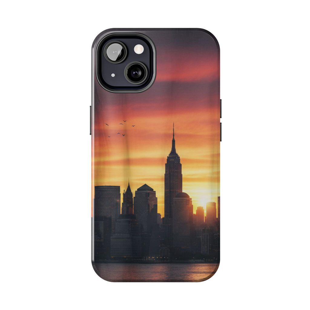 Tough Phone Case — NYC Skyline Sunset Protective Cover