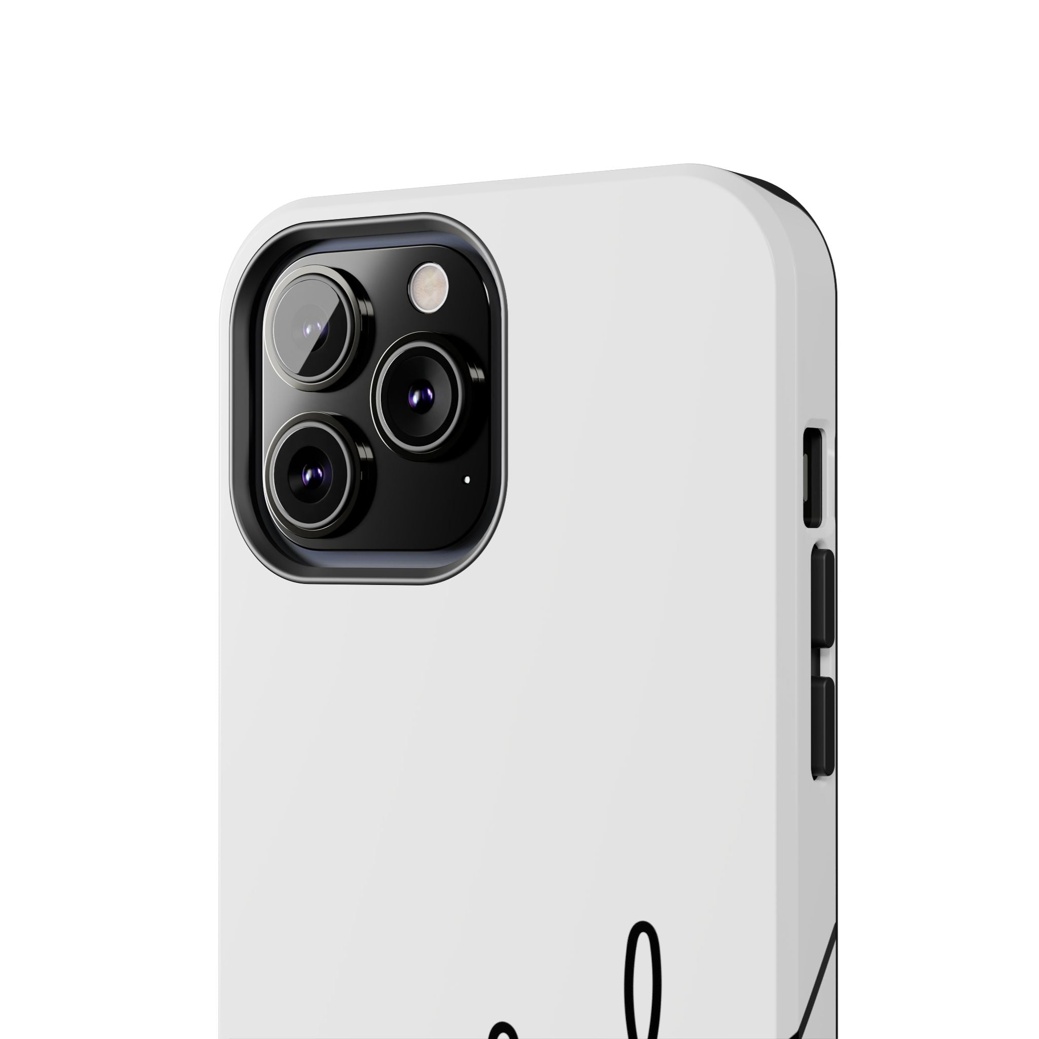 Joyful Tough Phone Case — Minimal Script Protective Phone Cover