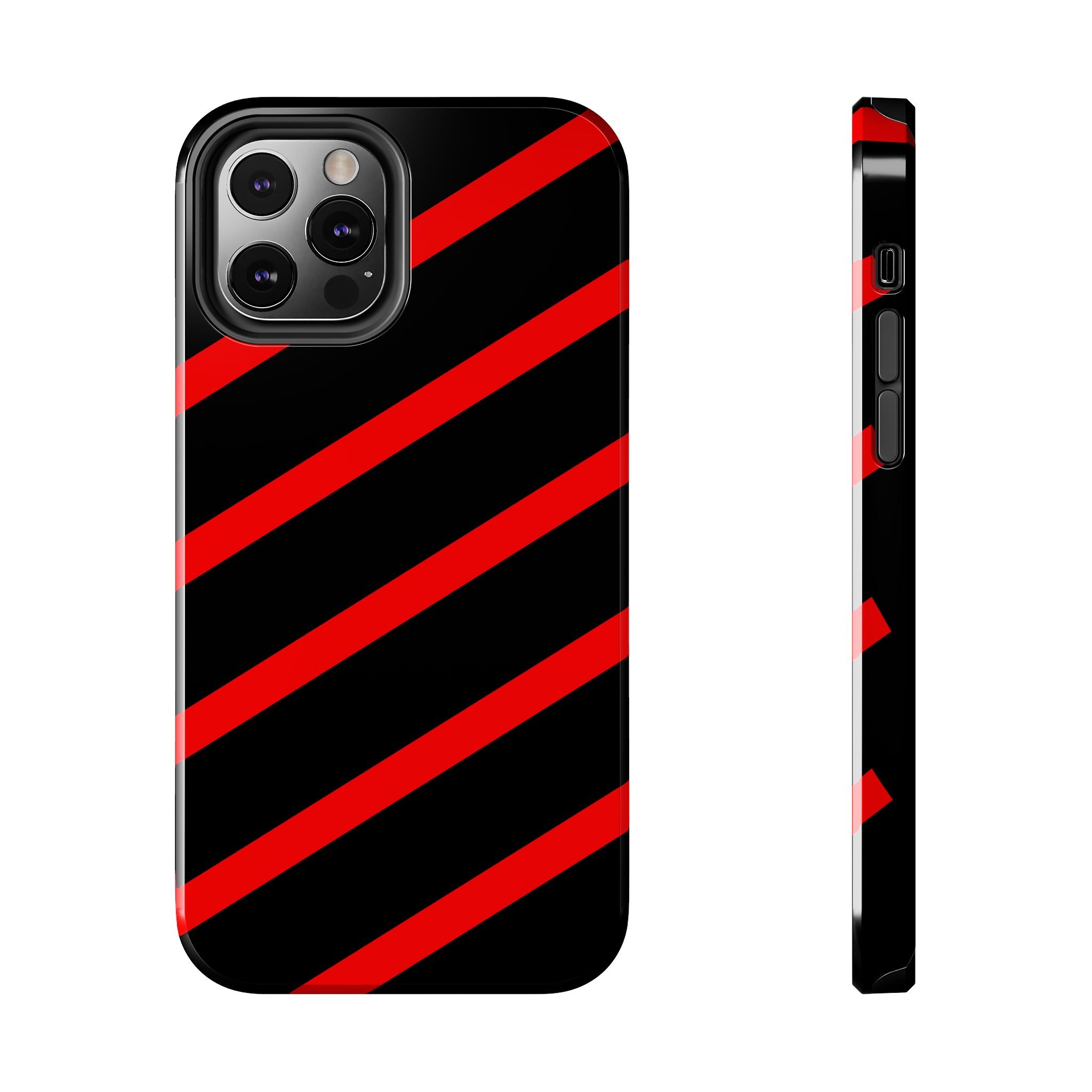 Copy of Tough Phone Case — Blue Diagonal Stripe Shockproof Cover