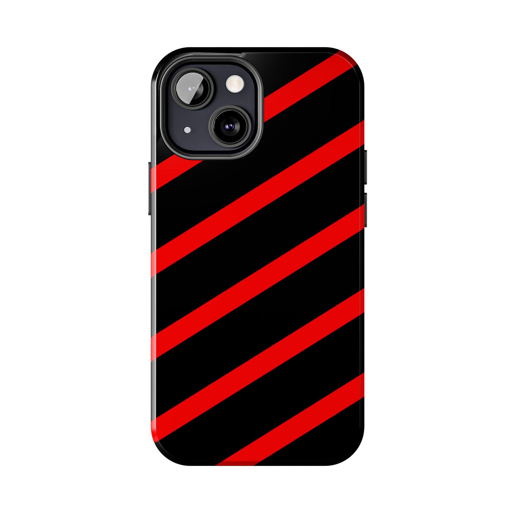 Copy of Tough Phone Case — Blue Diagonal Stripe Shockproof Cover