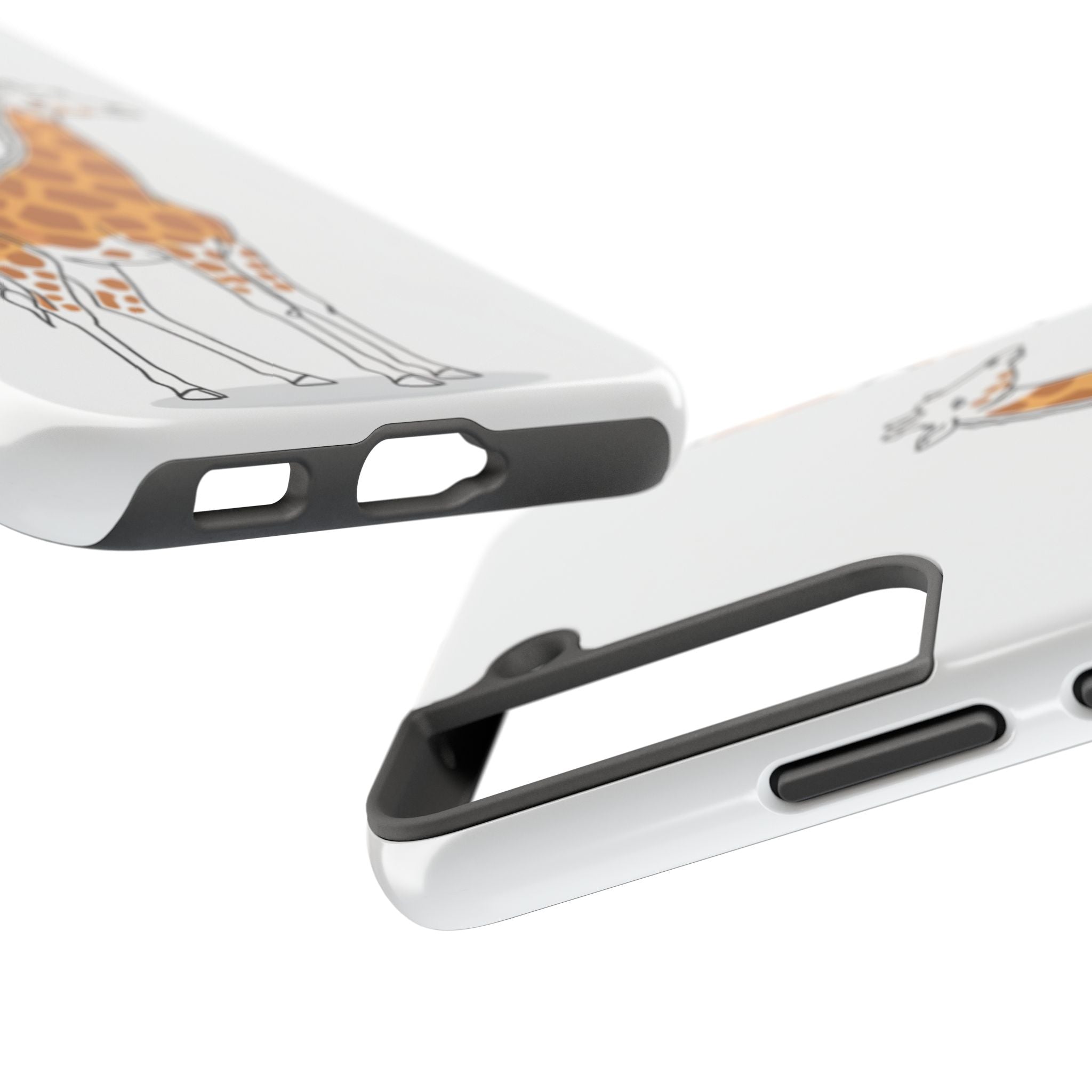 Giraffe Tough Phone Case — Cute Safari Animal Protective Cover