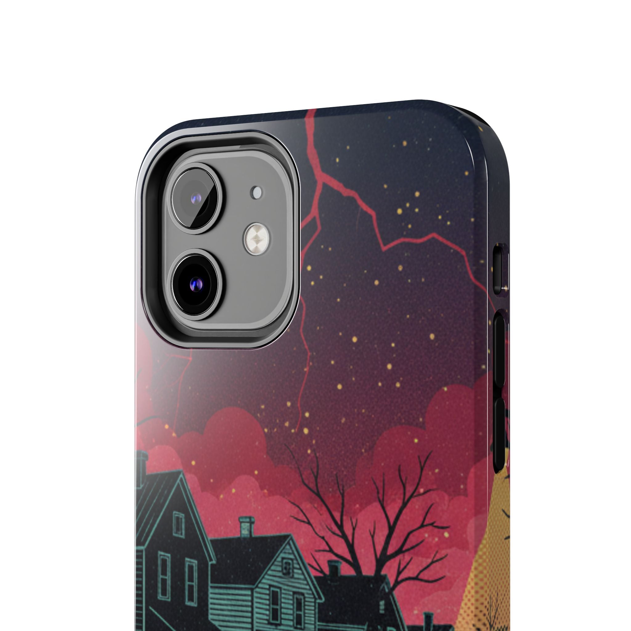 Tough Phone Case — Nostalgic Night Bike Ride Sky Design