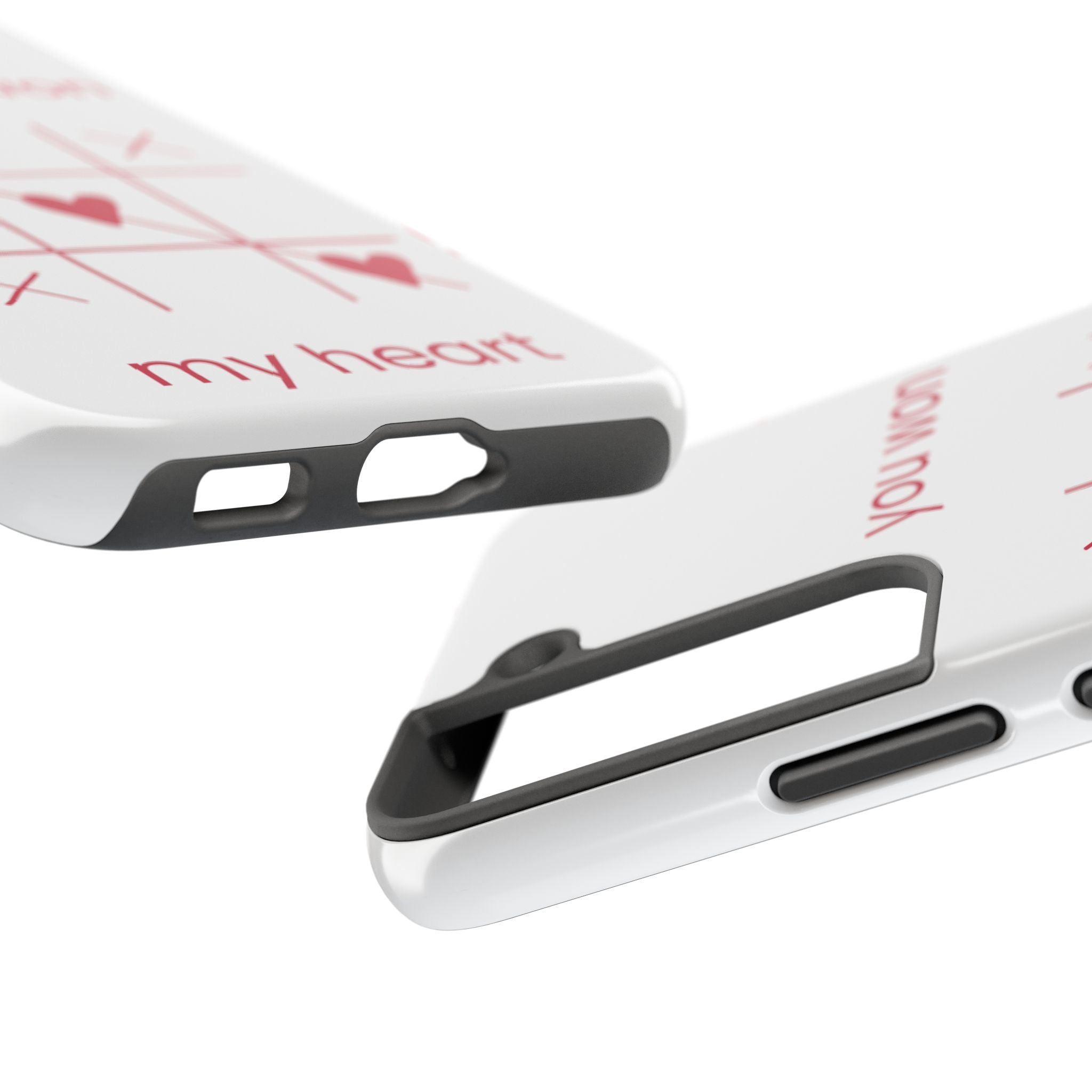 Tough Phone Case — "You Won My Heart" Tic-Tac-Toe Valentine Phone Cover