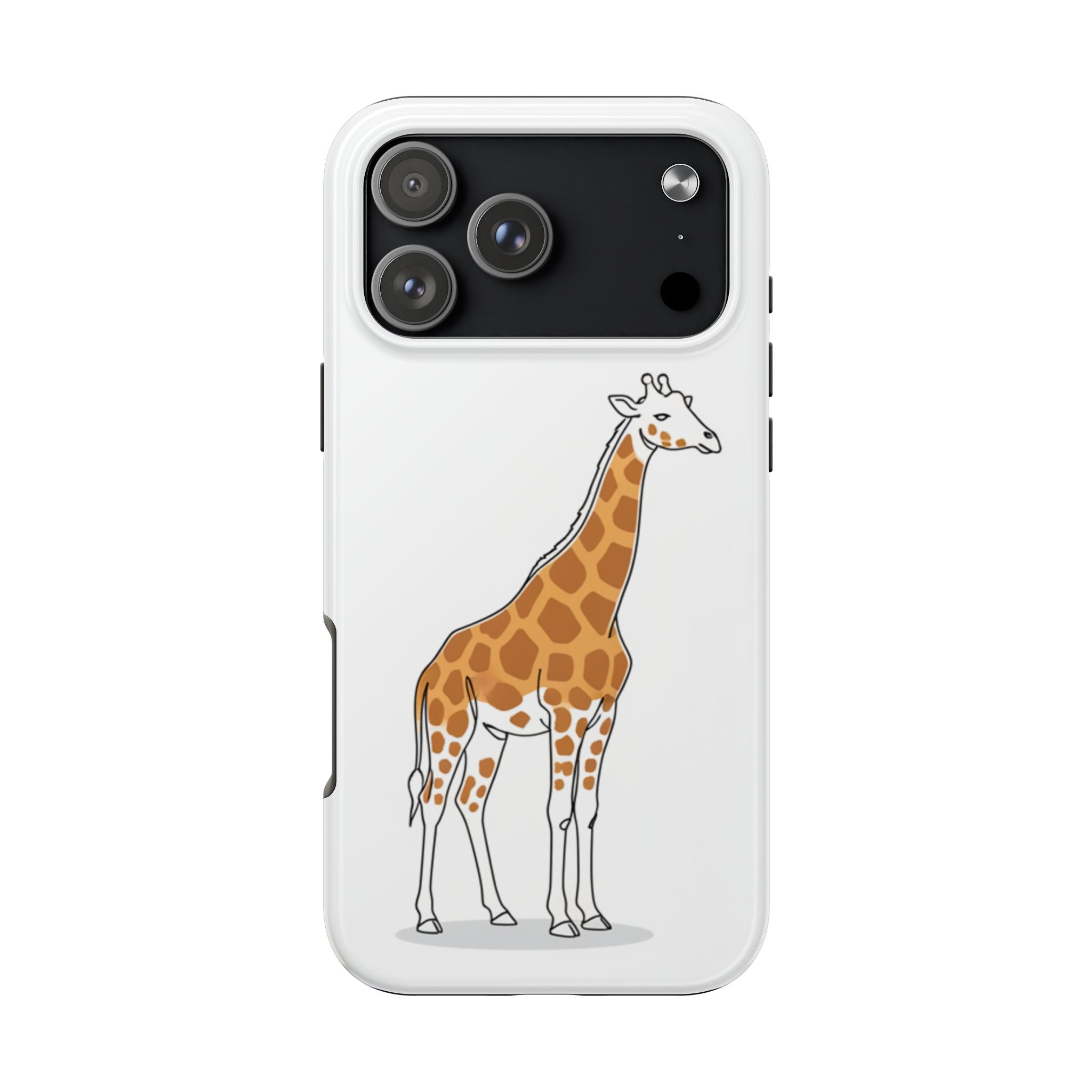 Giraffe Tough Phone Case — Cute Safari Animal Protective Cover