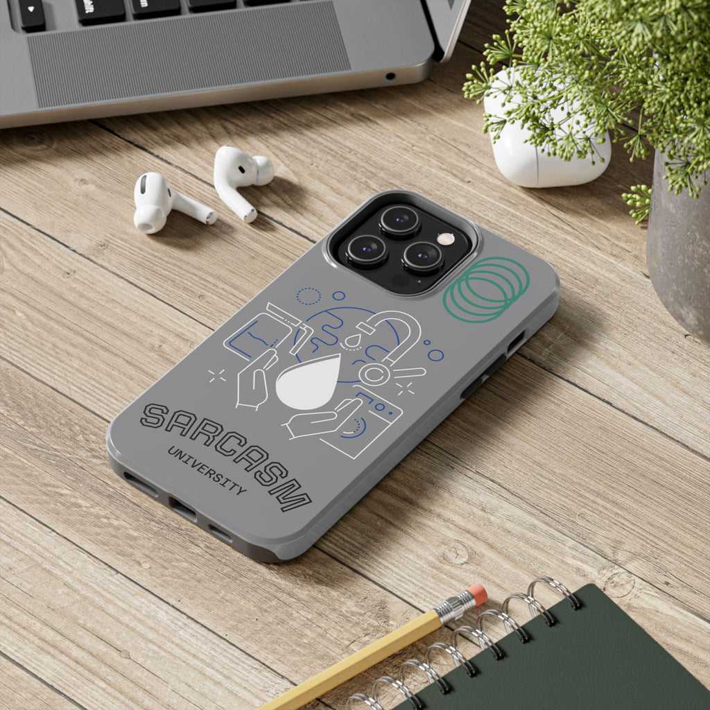 Sarcasm University Tough Phone Case — Scientific Lab Drop Design
