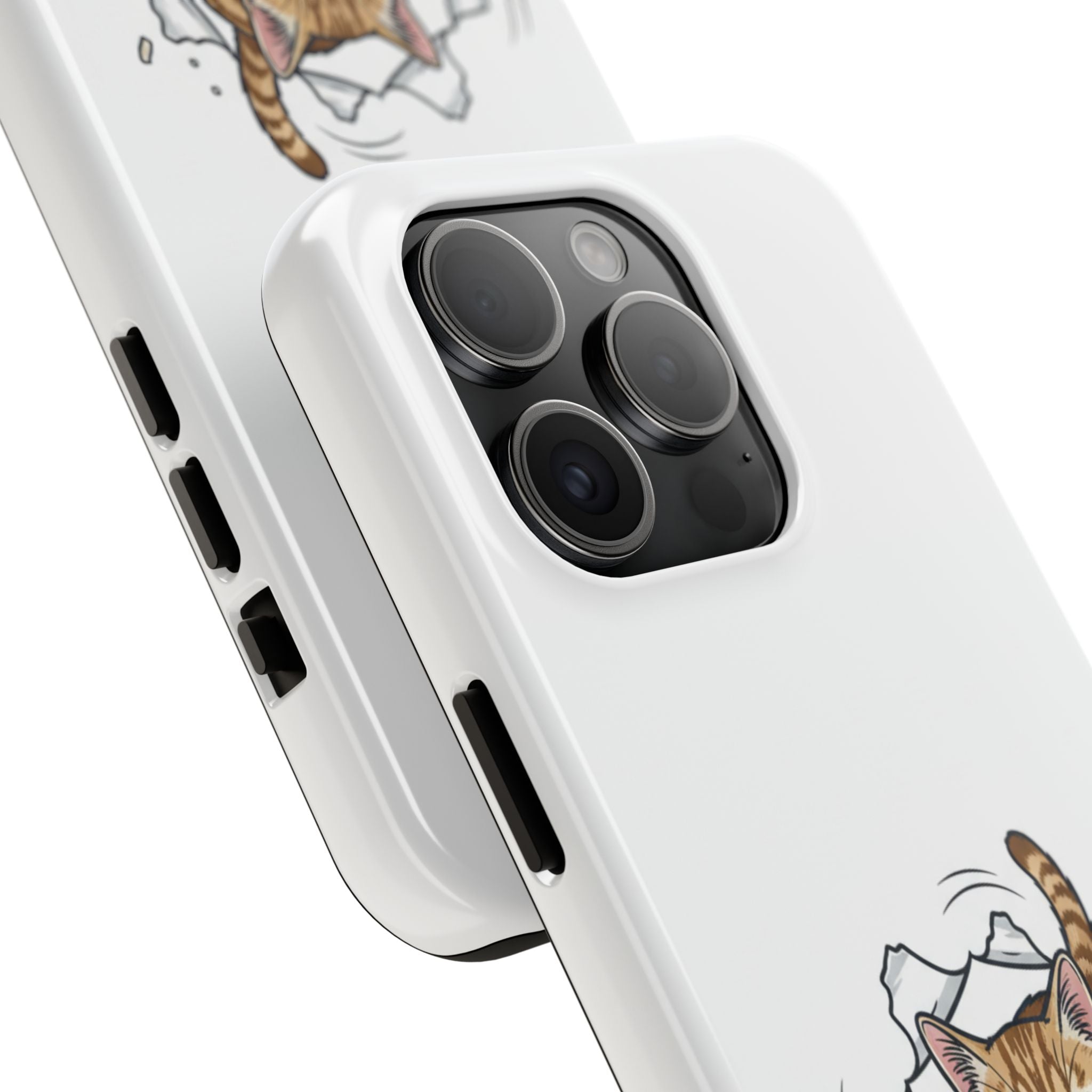 Playful Orange Tabby Cat Phone Case | Tough Phone Case, Protective Cute Kitty