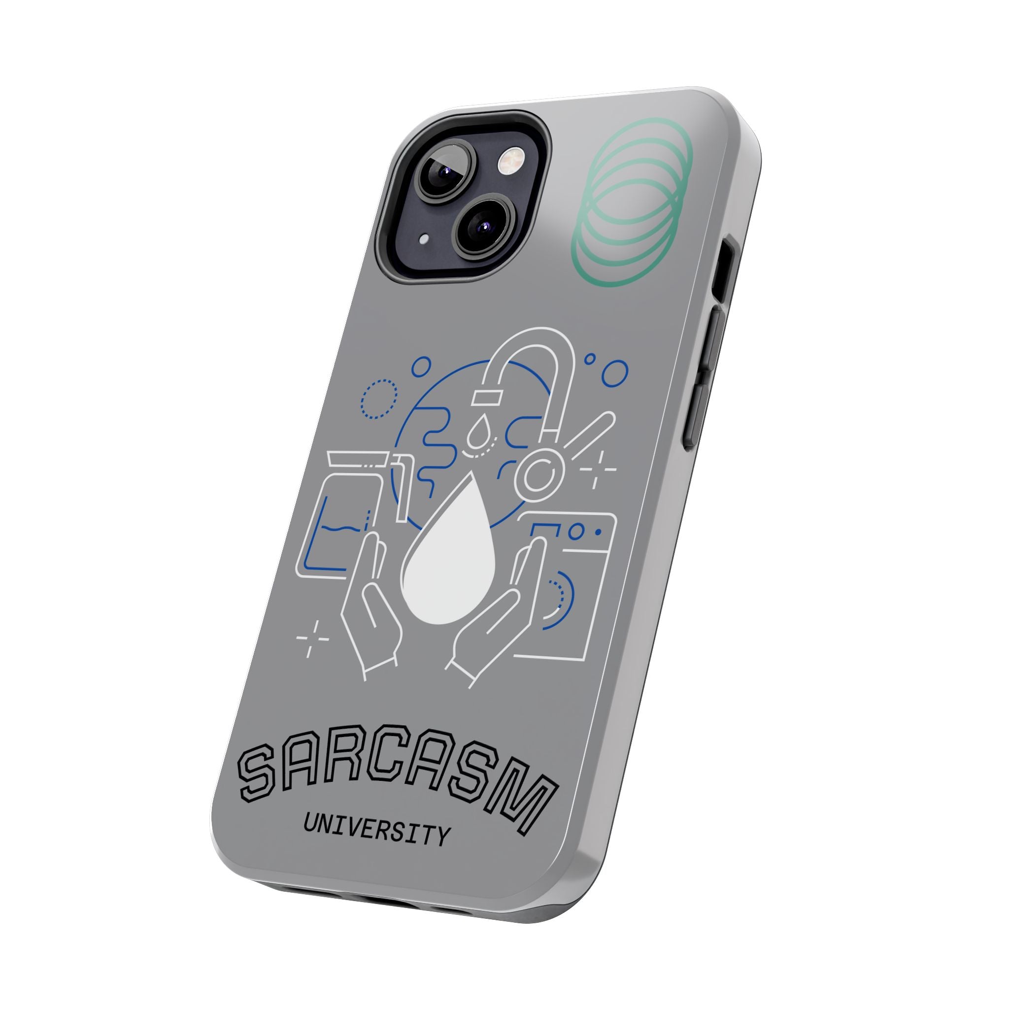 Sarcasm University Tough Phone Case — Scientific Lab Drop Design