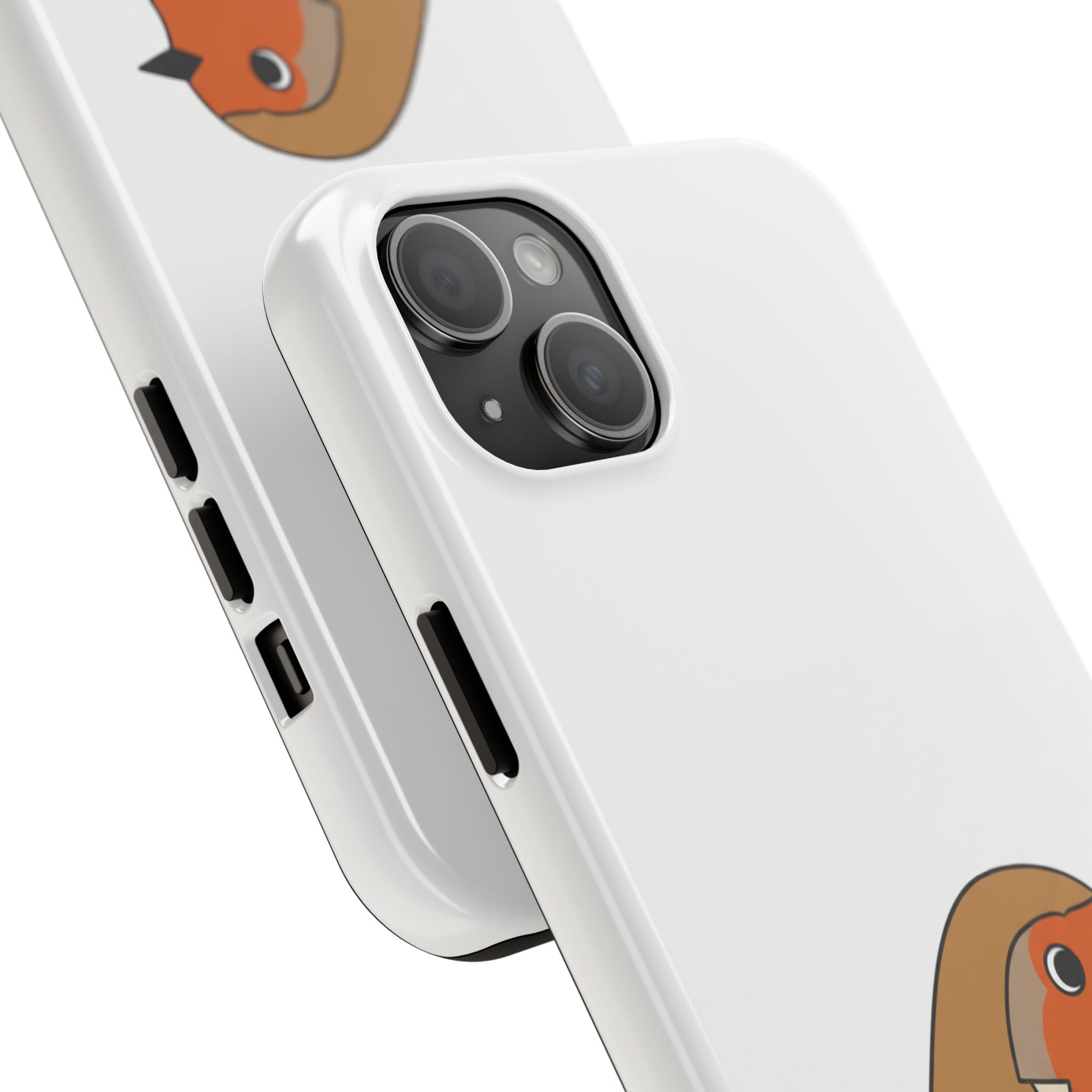 Cute Robin Tough Phone Case — Protective Bird iPhone Case
