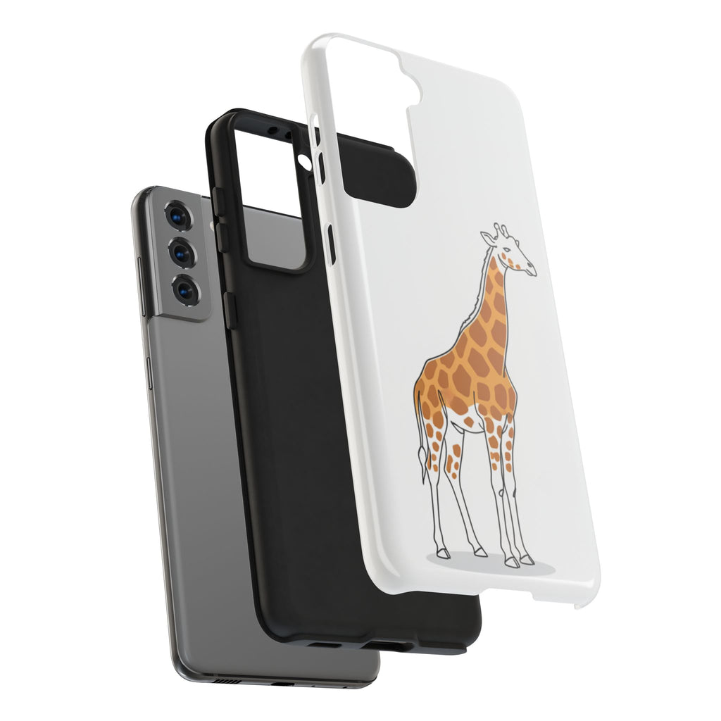 Giraffe Tough Phone Case — Cute Safari Animal Protective Cover