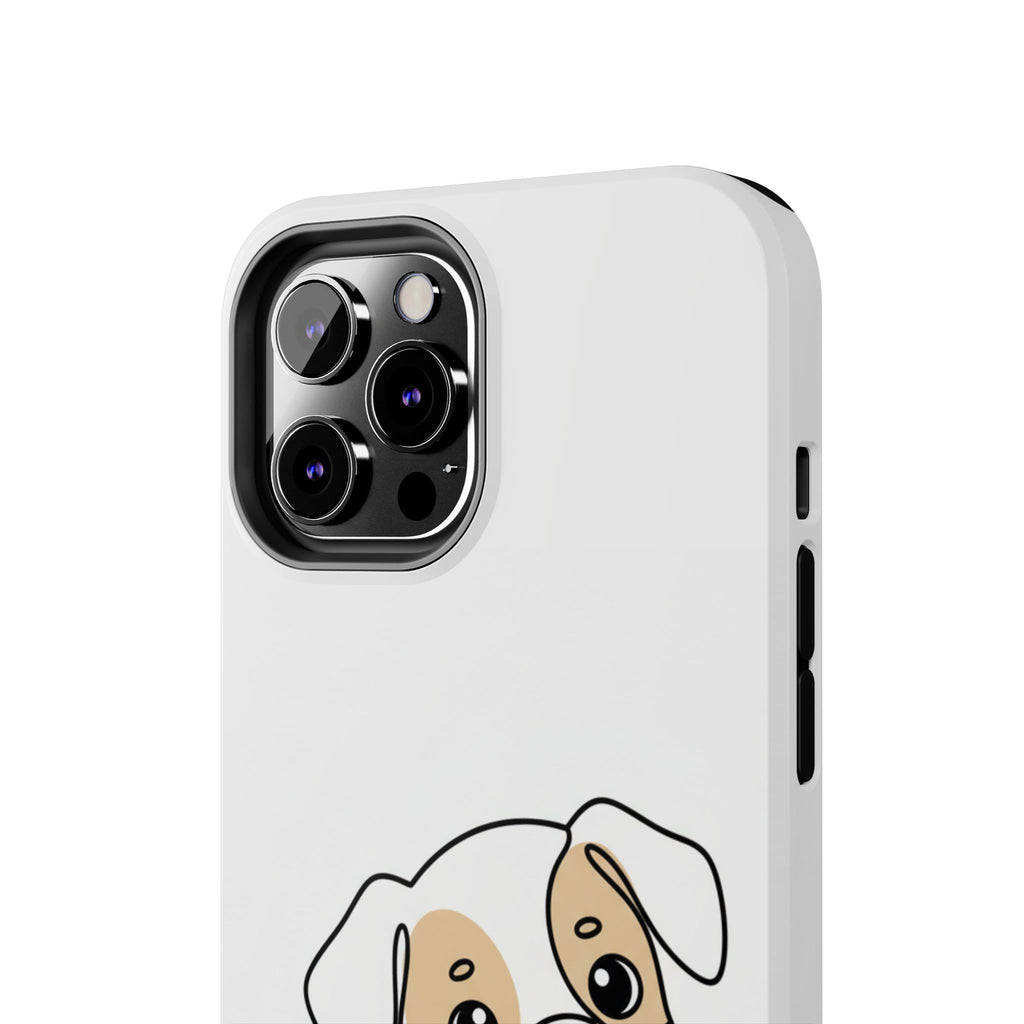 Cute Puppy Tough Phone Case – Cartoon Dog Protective Phone Cover