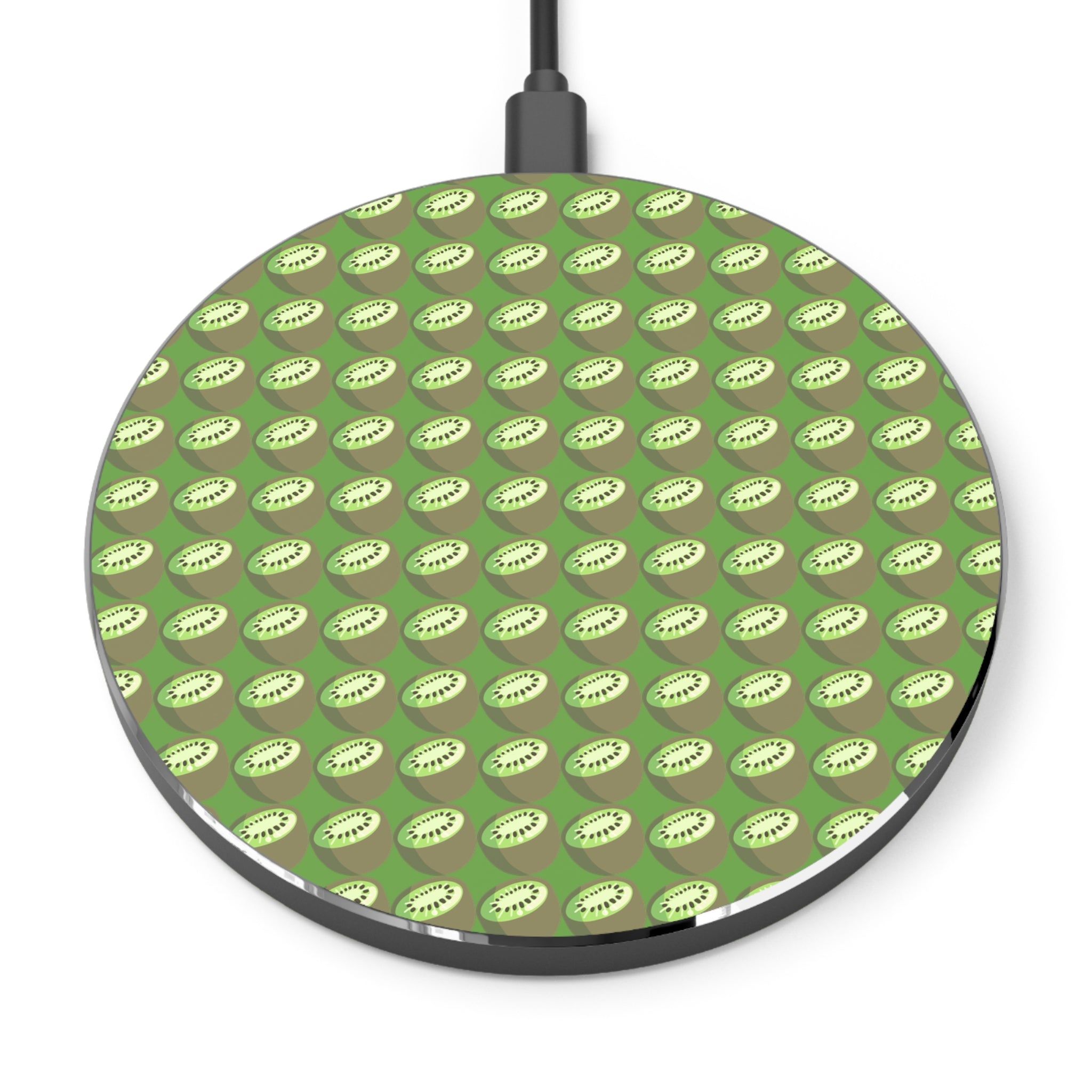 Wireless Charger — Green Avocado Pattern Fast Wireless Charging Pad