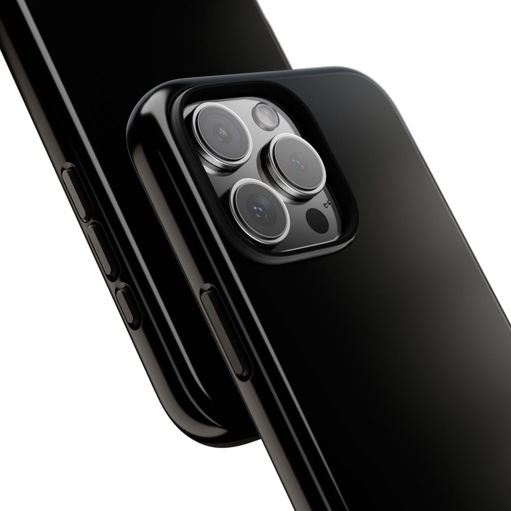 Phone Case - "Progress Over Perfection" Glossy Black Protective Cover