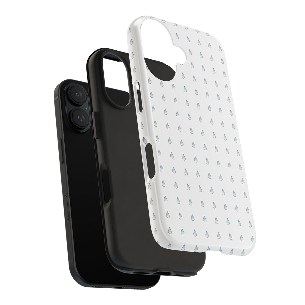 Tough Phone Case — Minimal Raindrop Protective Cover